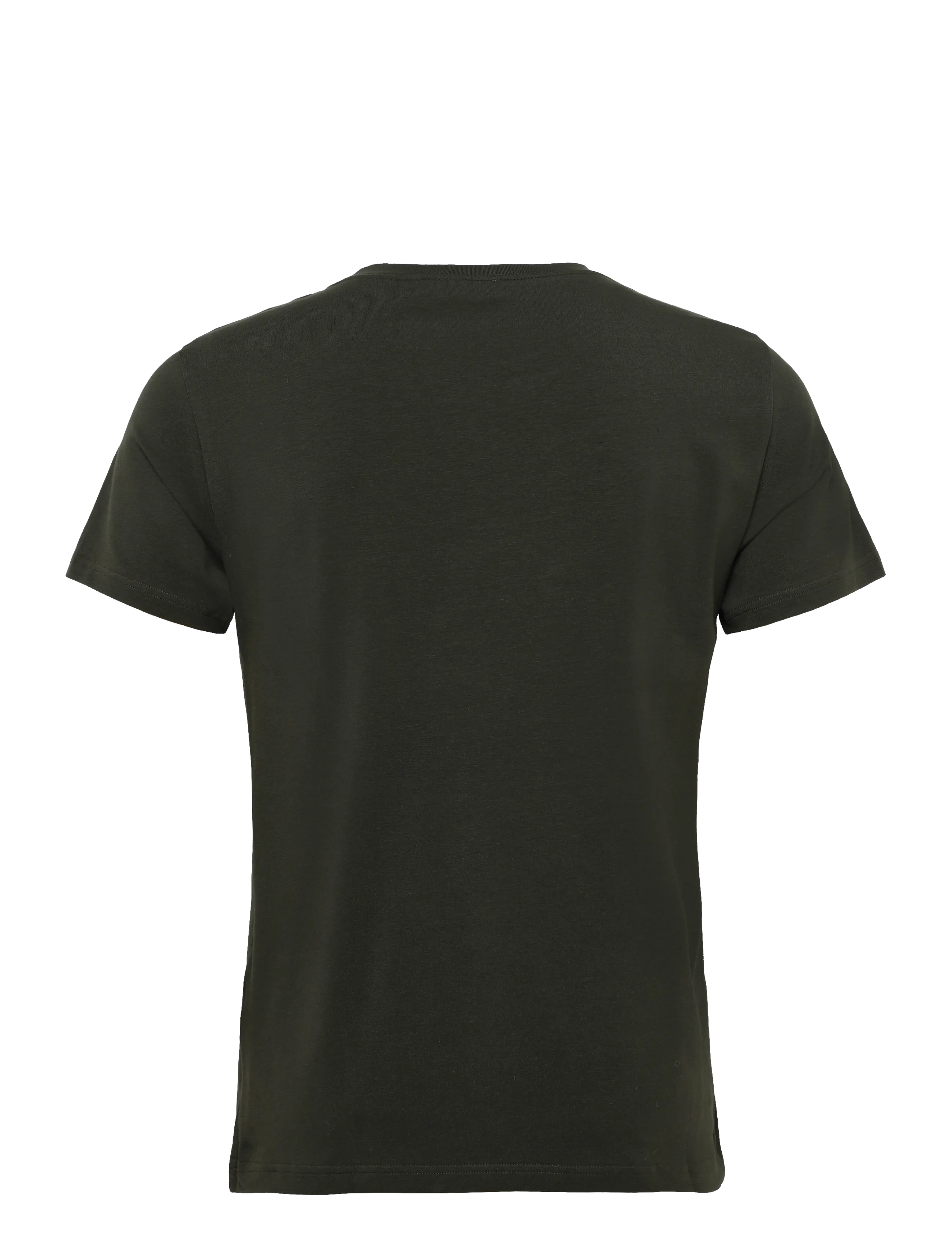 Filippa K - Stretch Cotton Tee - kortærmede t-shirts - night green - 1