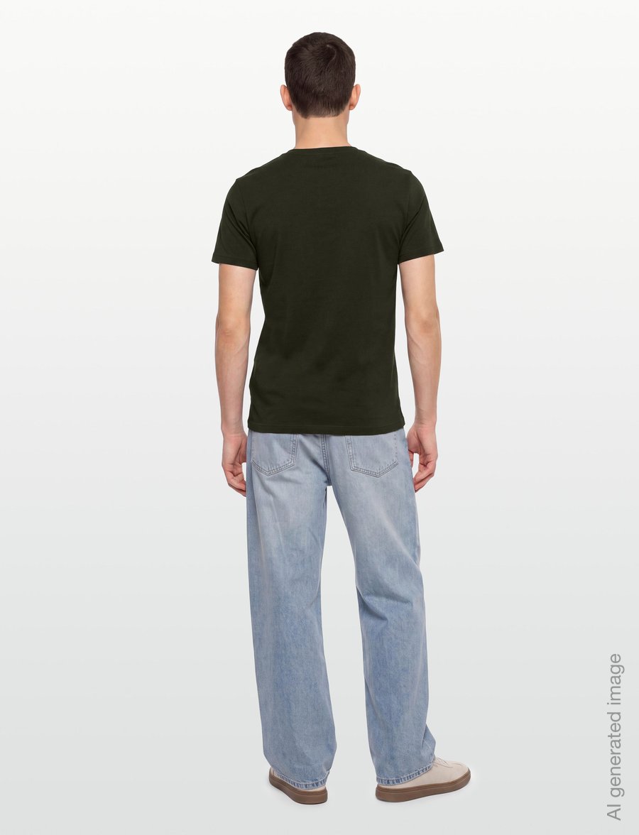 Filippa K - Stretch Cotton Tee - kurzärmelig - night green - 4