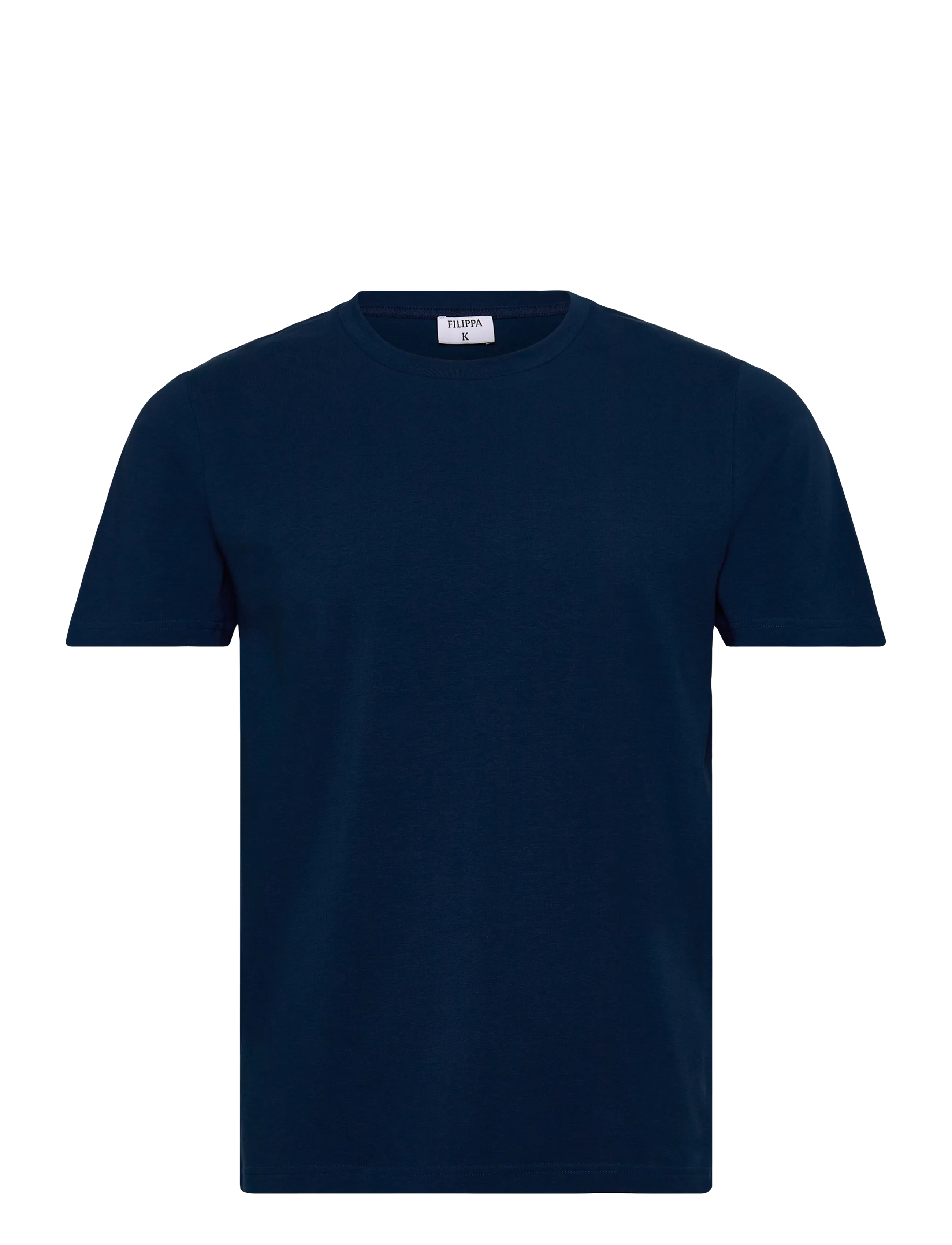 Filippa K Stretch Cotton Tee - Šiandienos super pasiūlymai - NIGHT TEAL / navy
