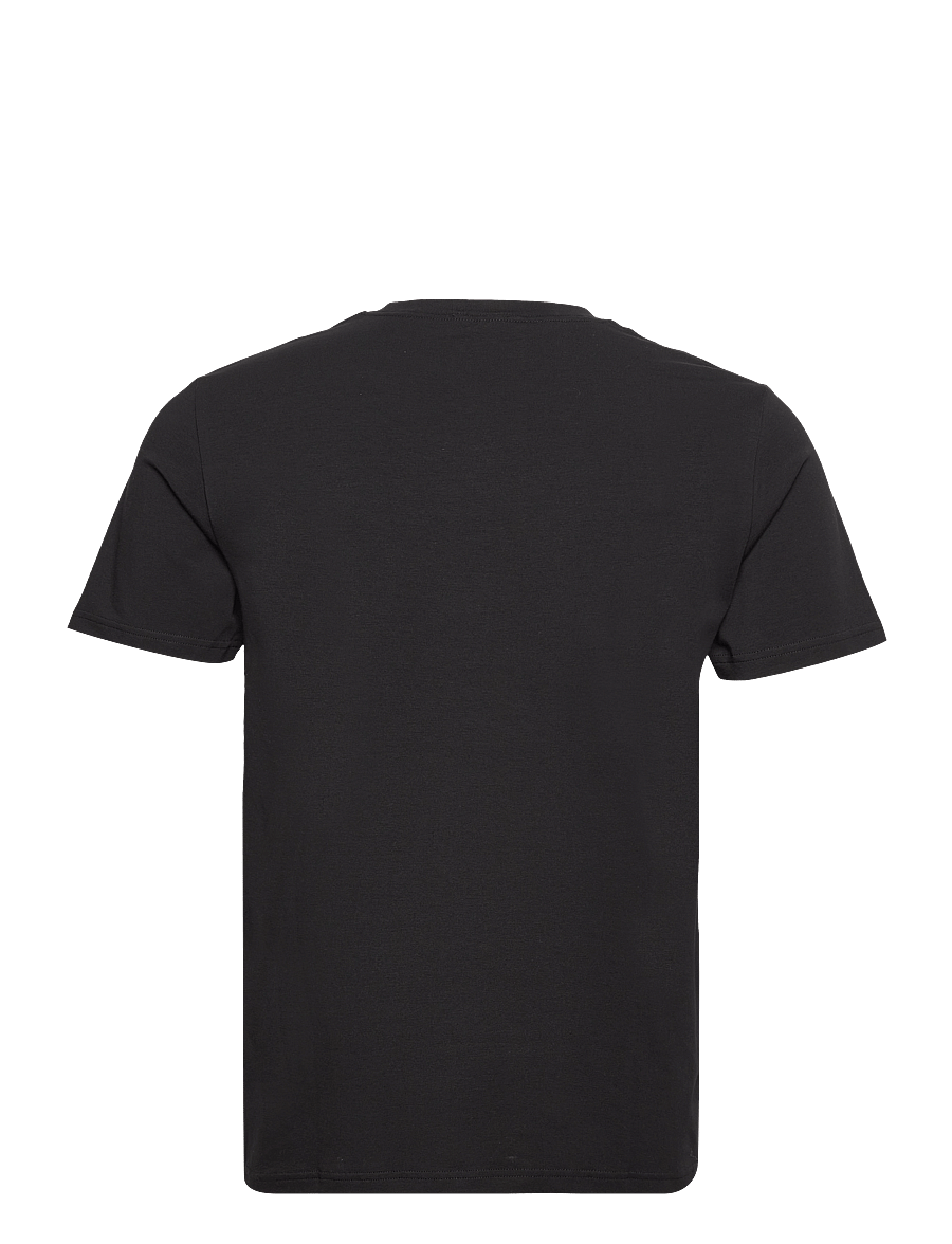 Filippa K - Stretch V-Neck Tee - kortärmade t-shirts - black - 1