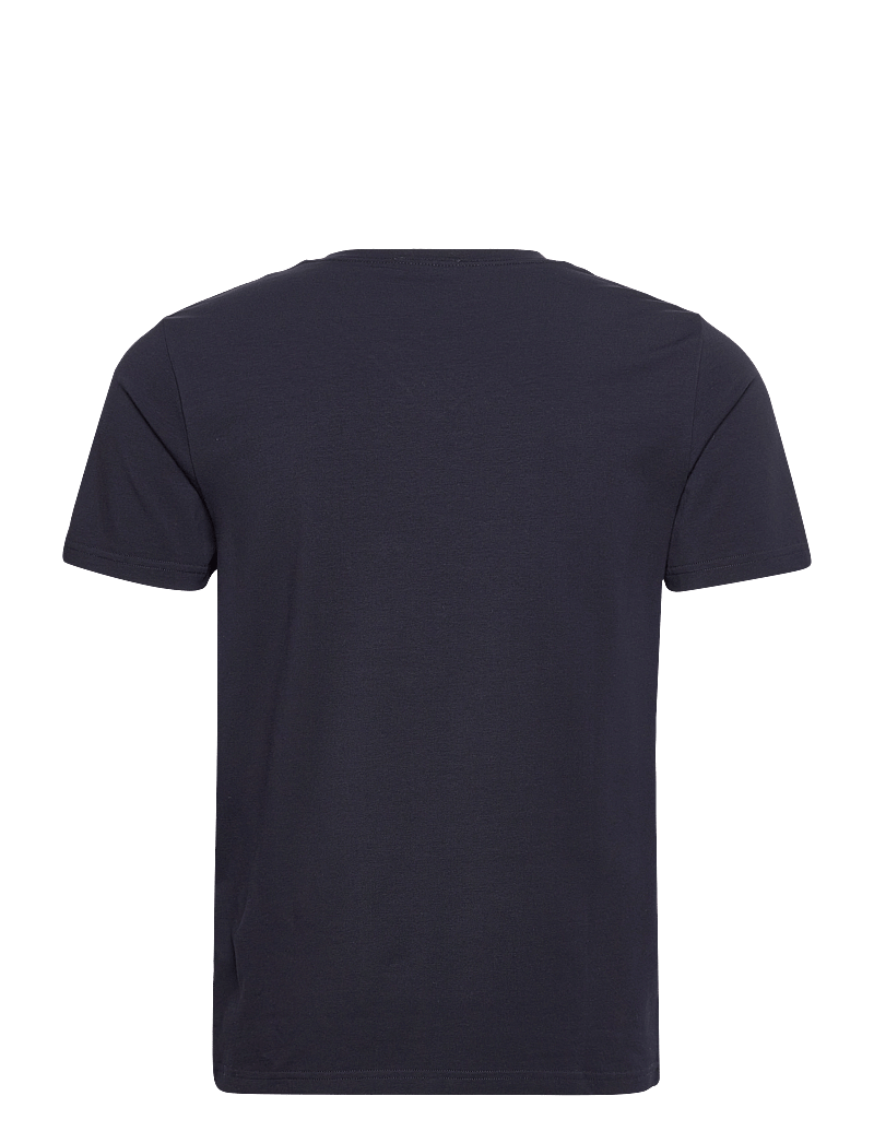 Filippa K - Stretch V-Neck Tee - kortärmade t-shirts - navy - 1