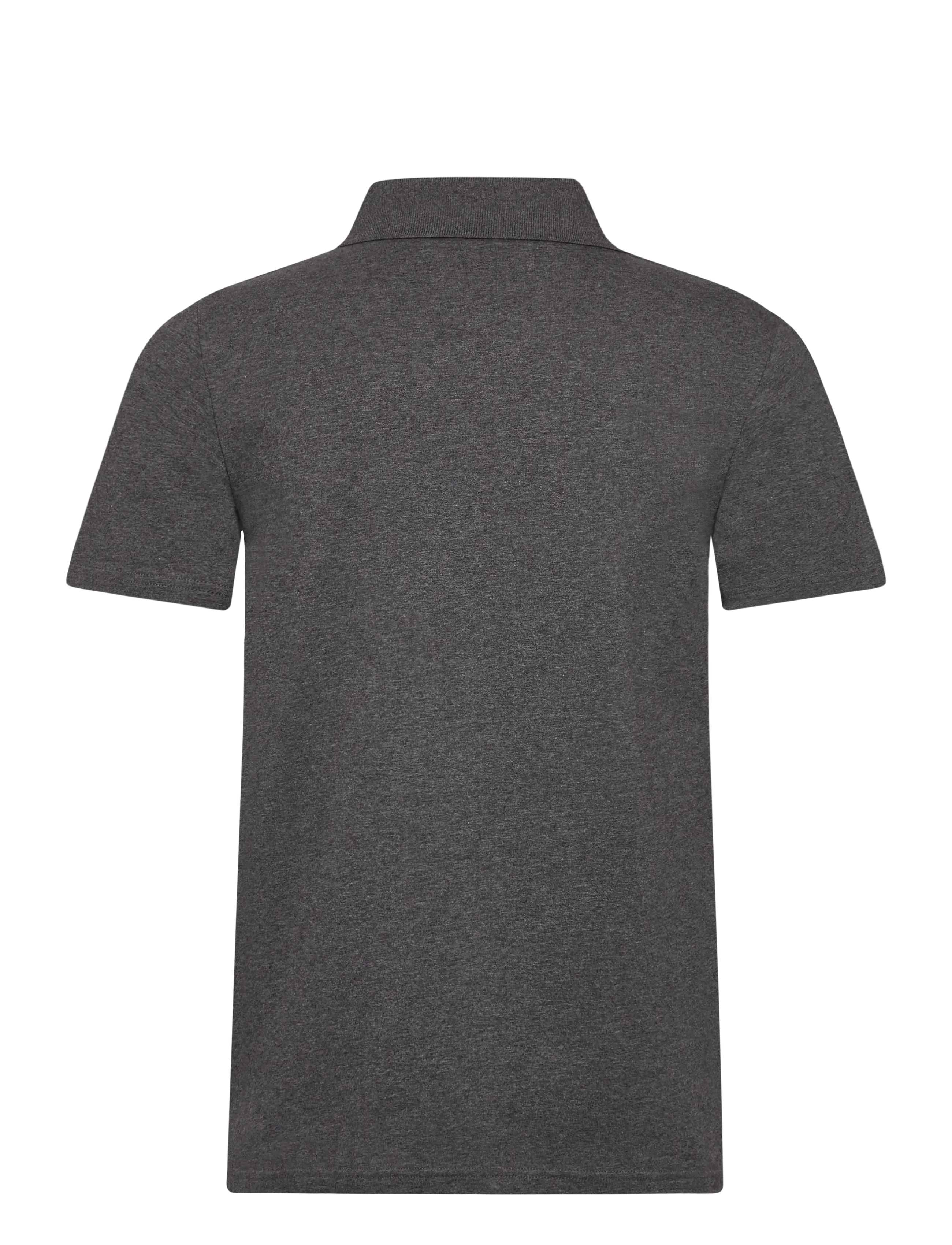 Filippa K - Stretch Cotton Polo T-Shirt - kurzärmelig - anthracite melange - 1