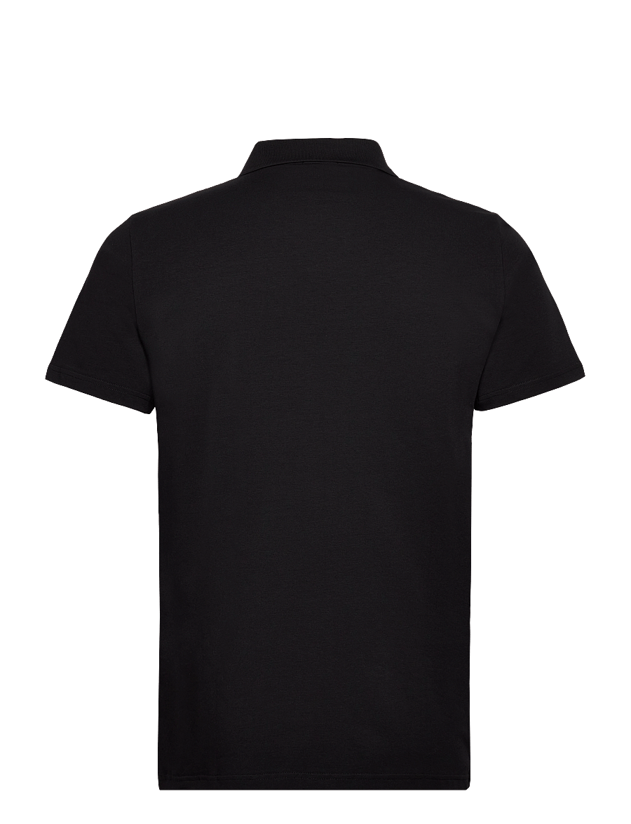 Filippa K - Stretch Cotton Polo T-Shirt - kurzärmelig - black - 1