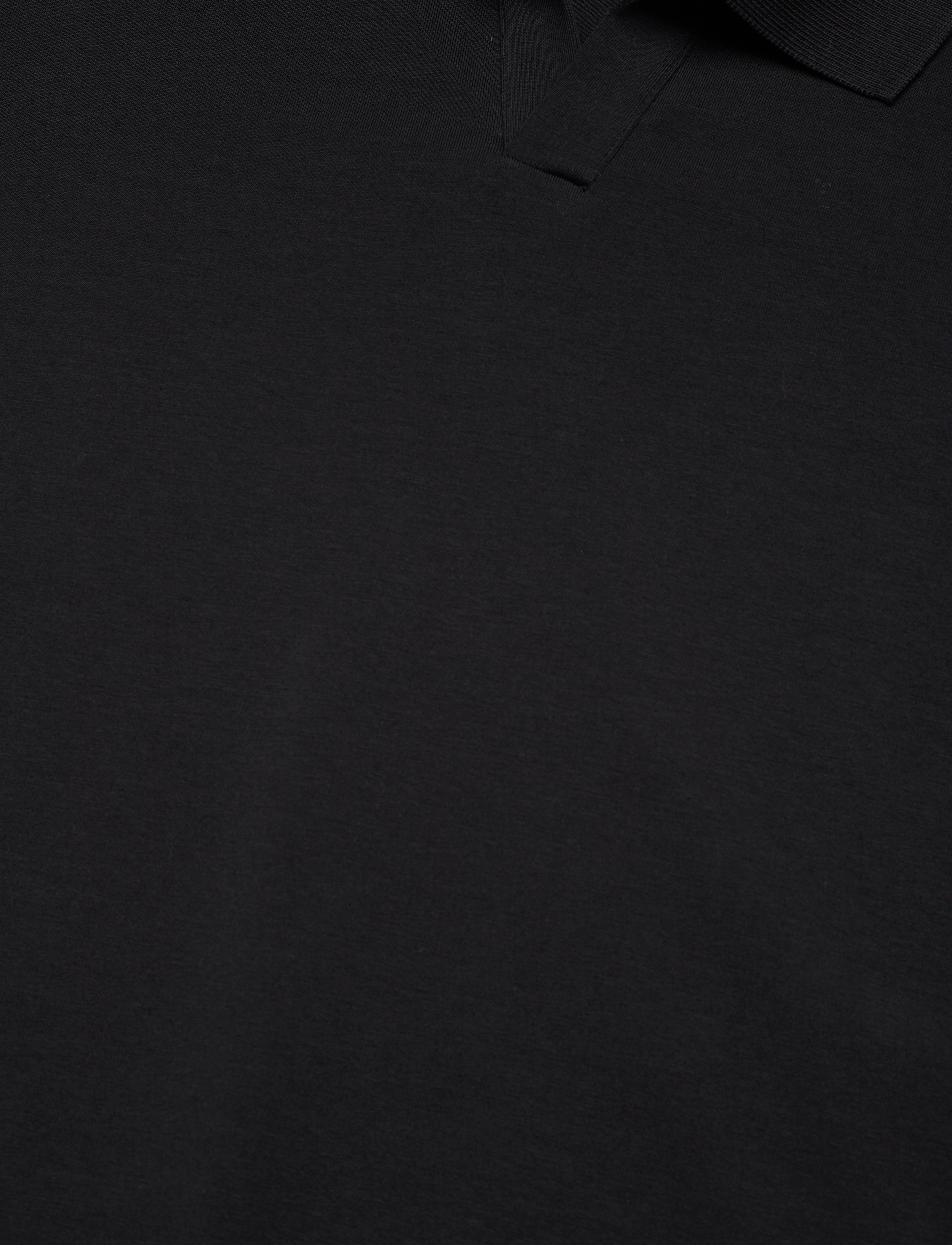 Filippa K - Stretch Cotton Polo T-Shirt - kurzärmelig - black - 2