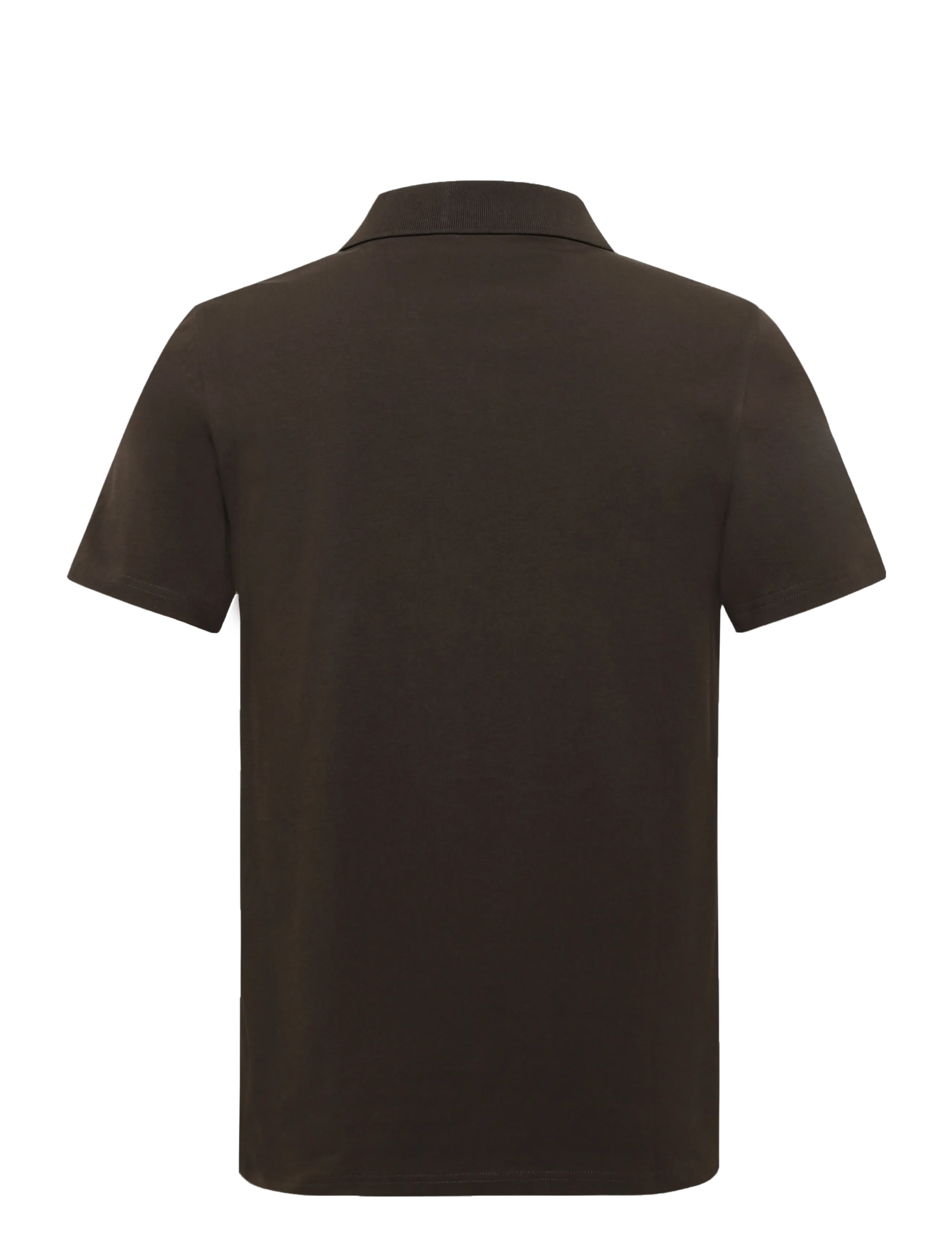 Filippa K - Stretch Cotton Polo T-Shirt - lühikeste varrukatega polod - ebony brown - 1