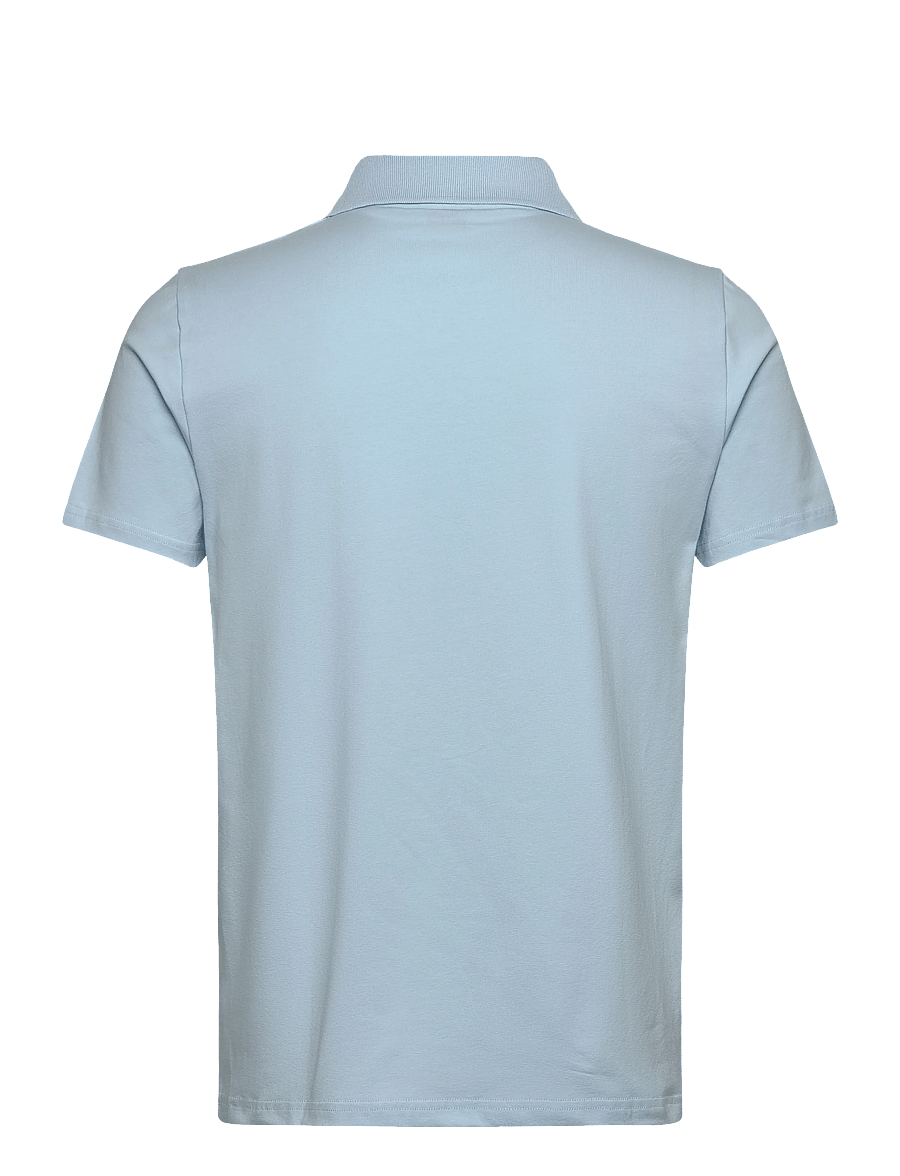 Filippa K - Stretch Cotton Polo T-Shirt - kortärmade pikéer - frost blue - 1
