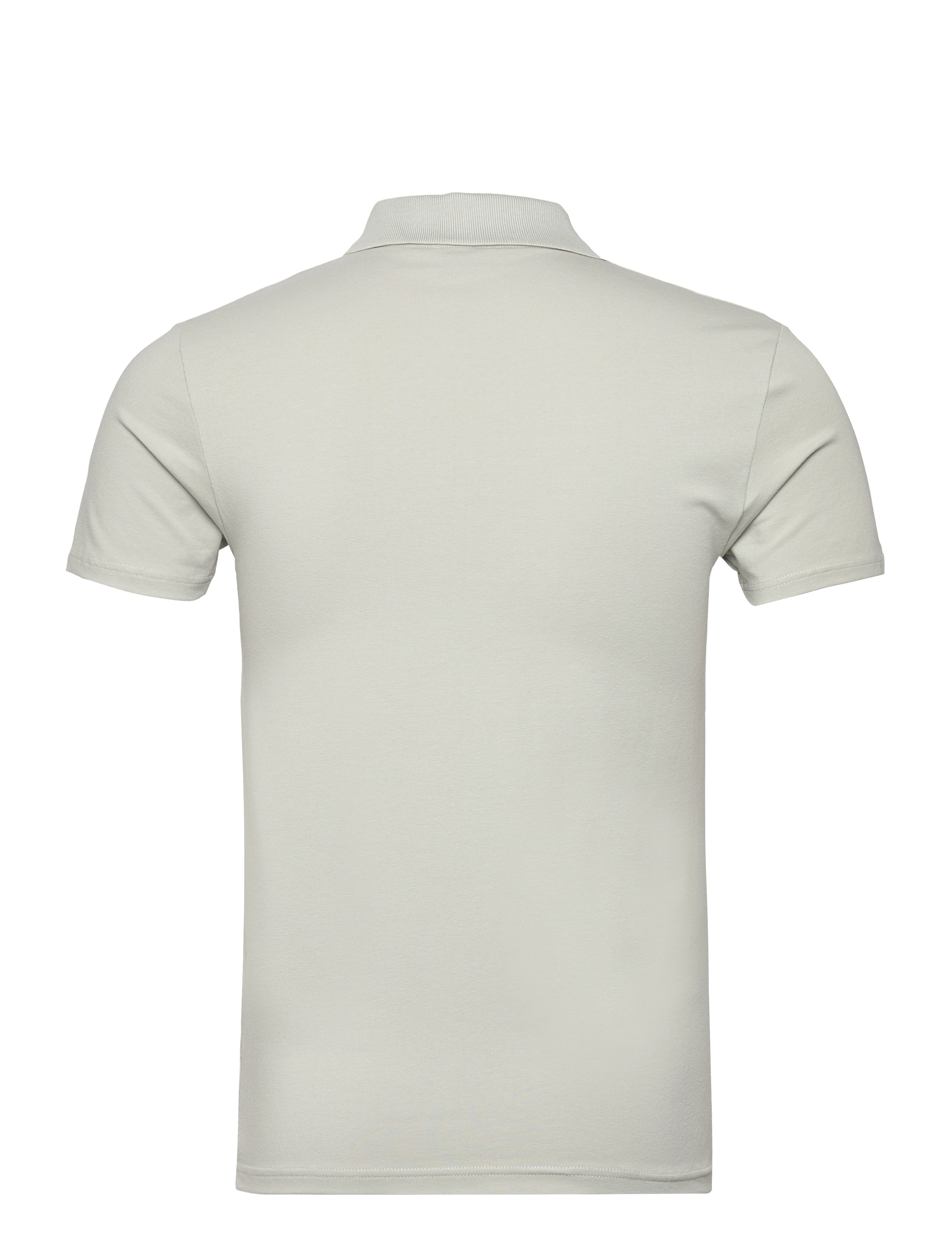 Filippa K - Stretch Cotton Polo T-Shirt - kurzärmelig - green grey - 1