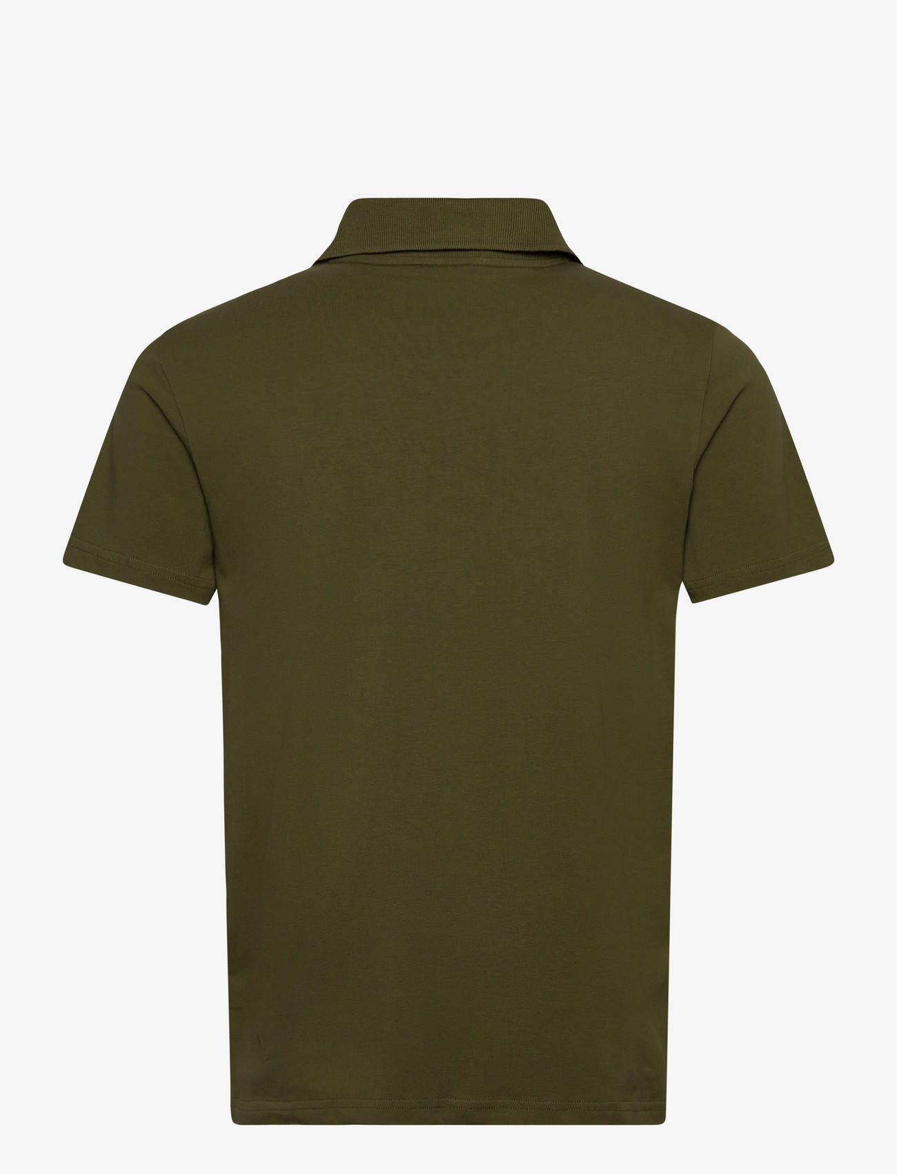 Filippa K - Stretch Cotton Polo T-Shirt - kortärmade pikéer - laurel green - 1