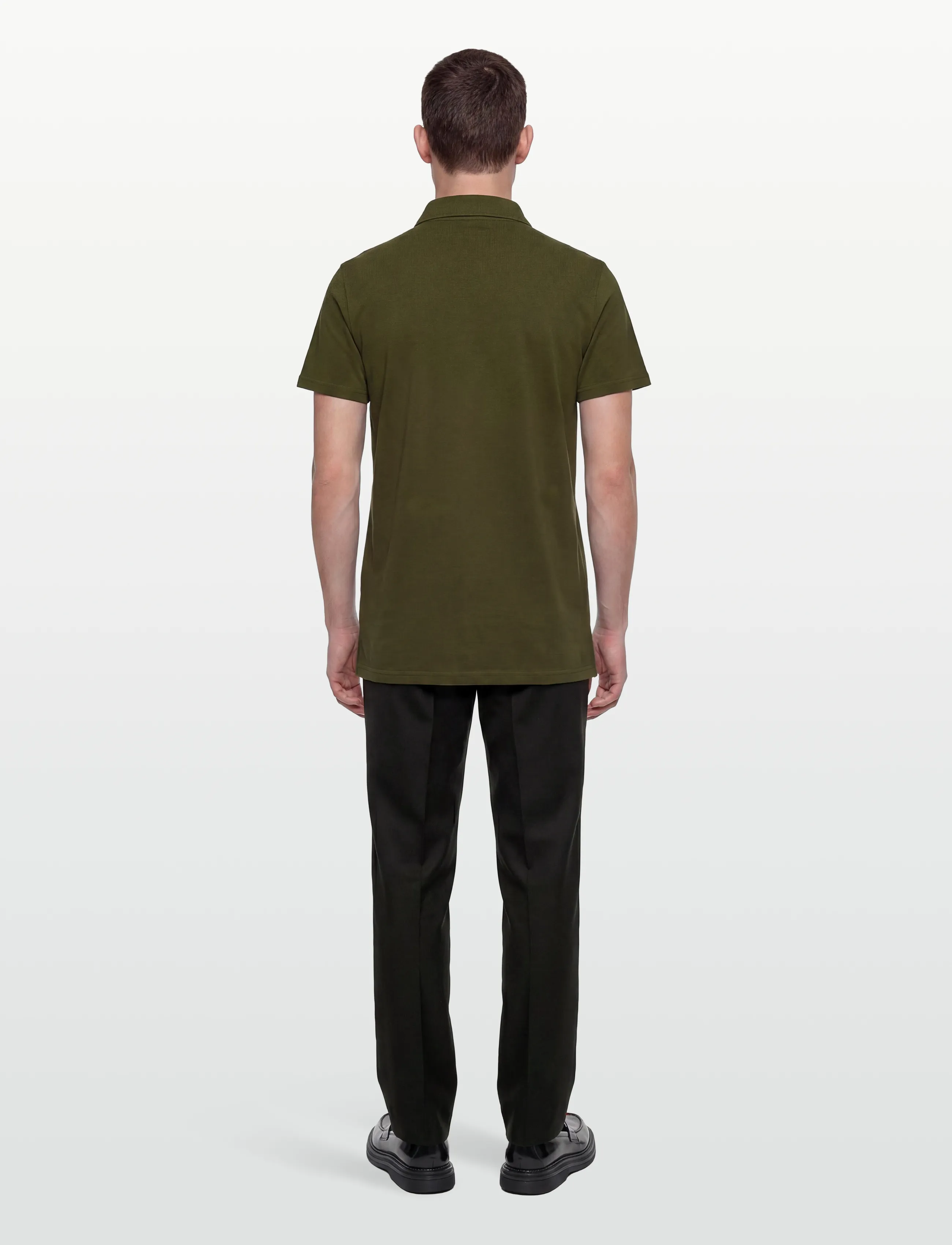 Stretch Cotton Polo T-Shirt 3
