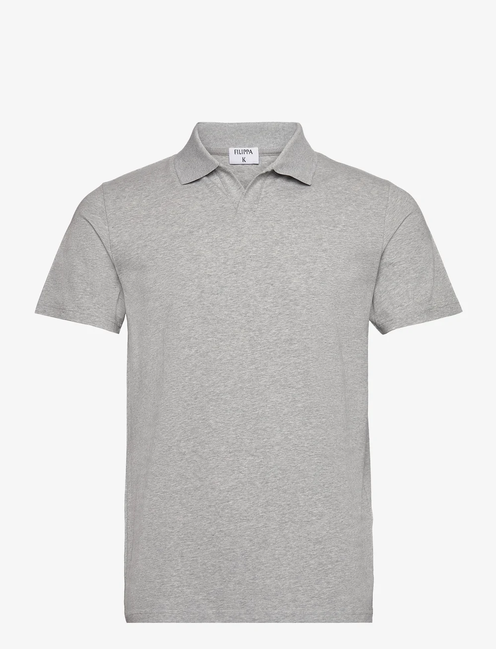Filippa K - Stretch Cotton Polo T-Shirt - polo shirts - light grey - 0