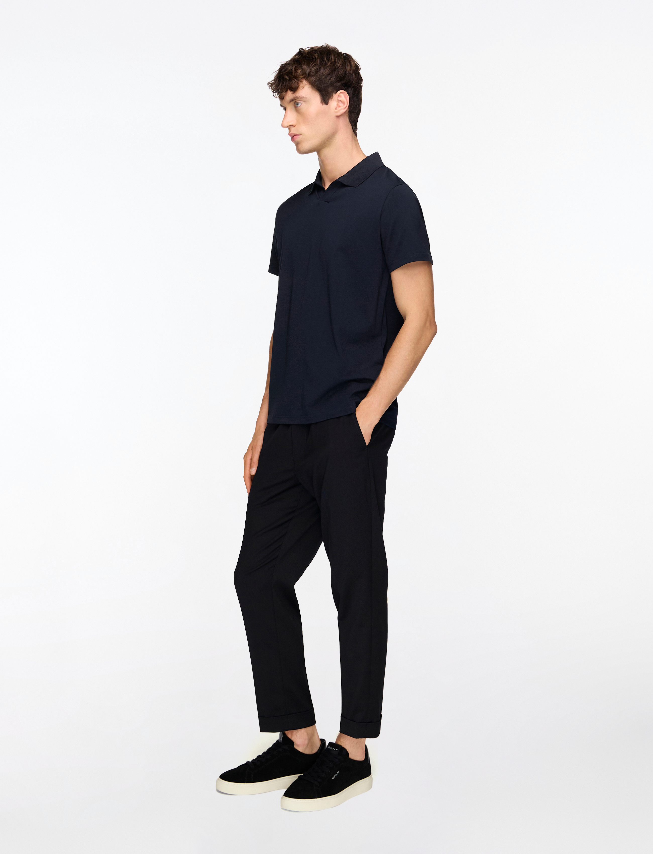 Stretch Cotton Polo T-Shirt 3