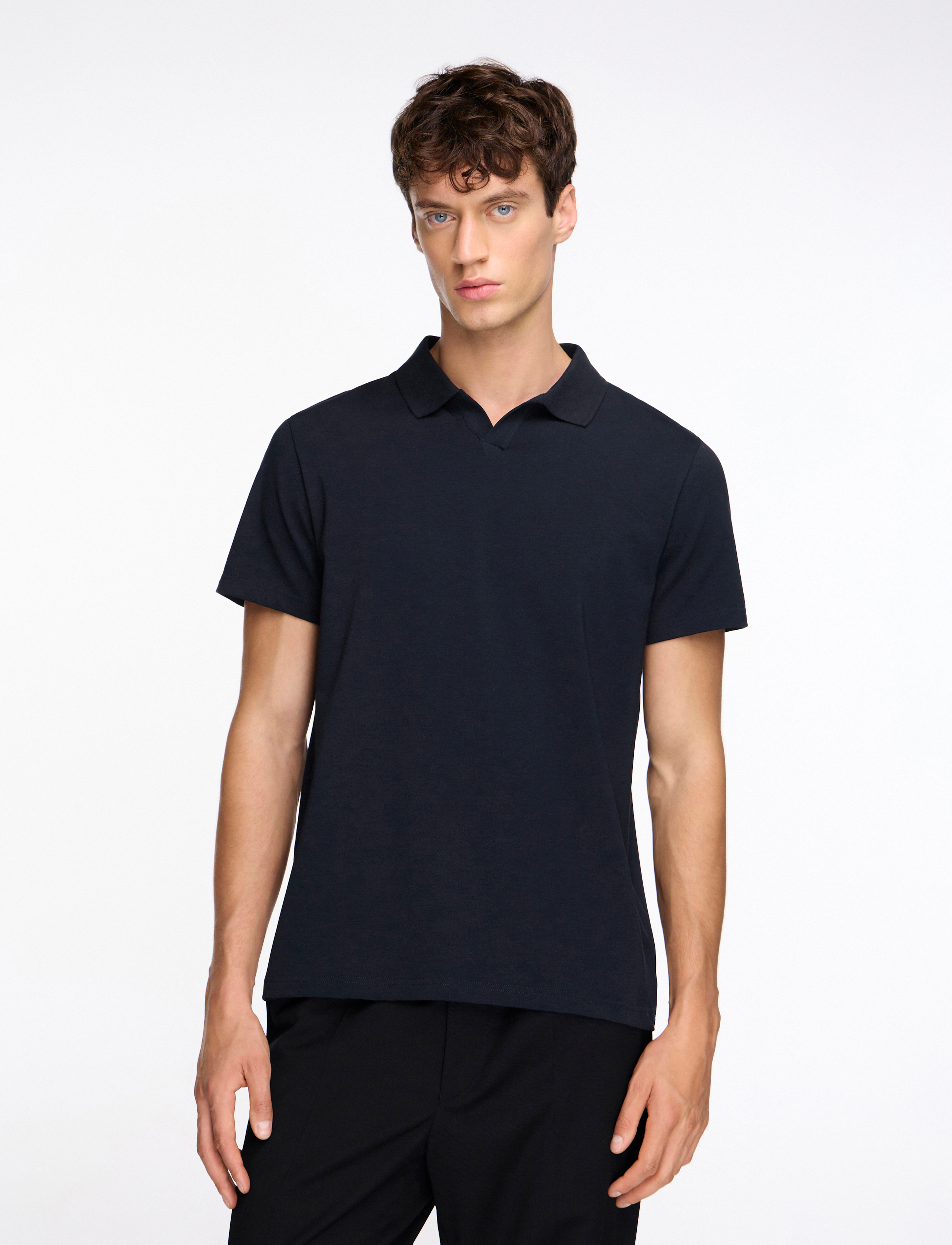 Stretch Cotton Polo T-Shirt 5