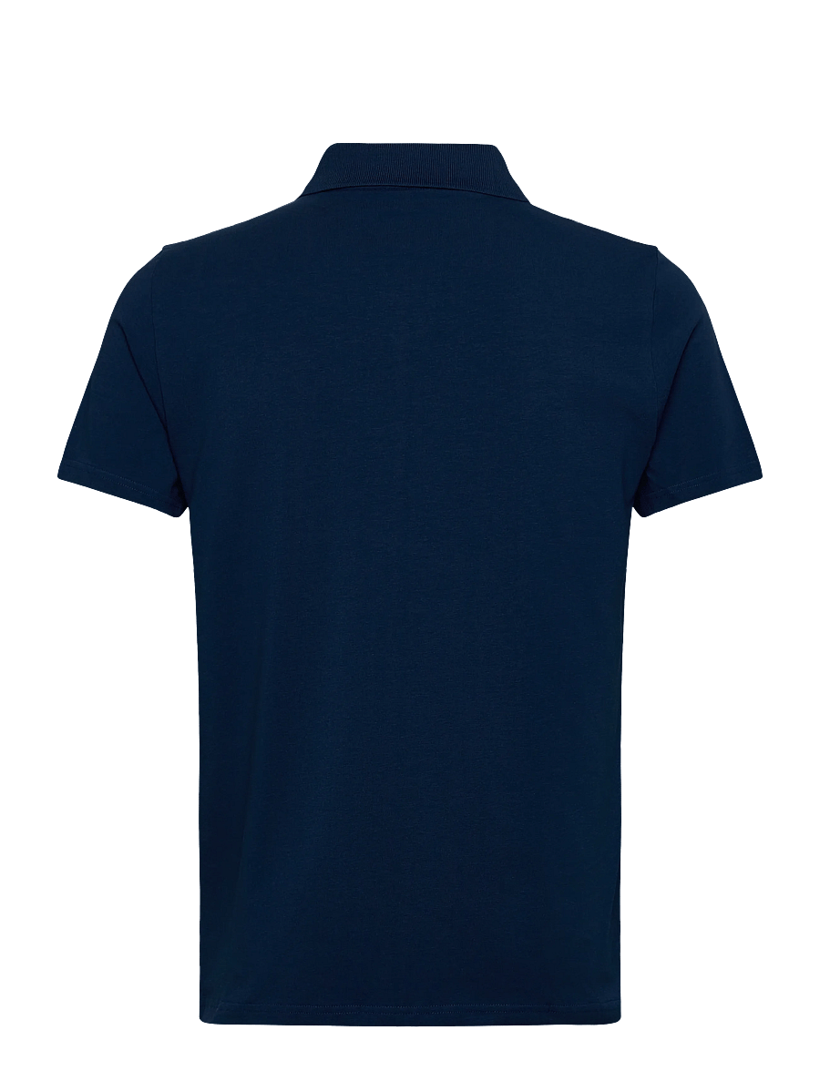 Filippa K - Stretch Cotton Polo T-Shirt - kortærmede poloer - night teal - 2