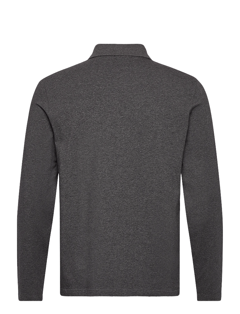 Filippa K - Luke Stretch Polo Shirt - langärmelig - anthracite melange - 1
