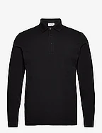 Luke Stretch Polo Shirt - BLACK