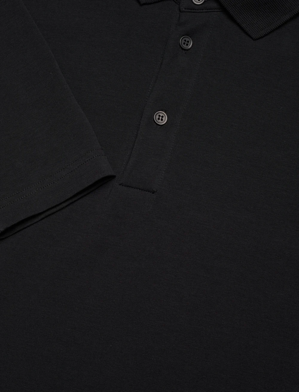 Filippa K - Luke Stretch Polo Shirt - polo shirts - black - 2