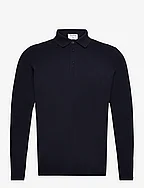 Luke Stretch Polo Shirt - NAVY