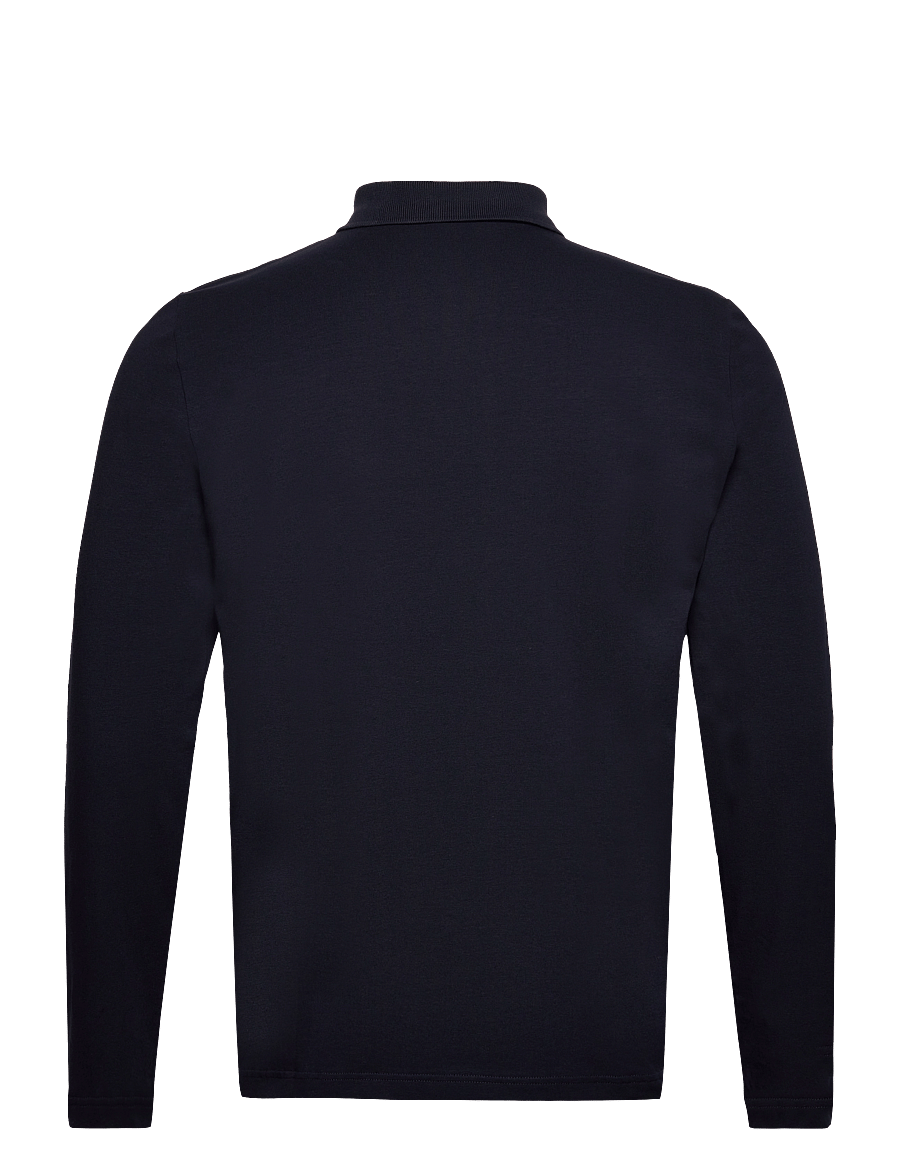 Filippa K - Luke Stretch Polo Shirt - polos à manches longues - navy - 1