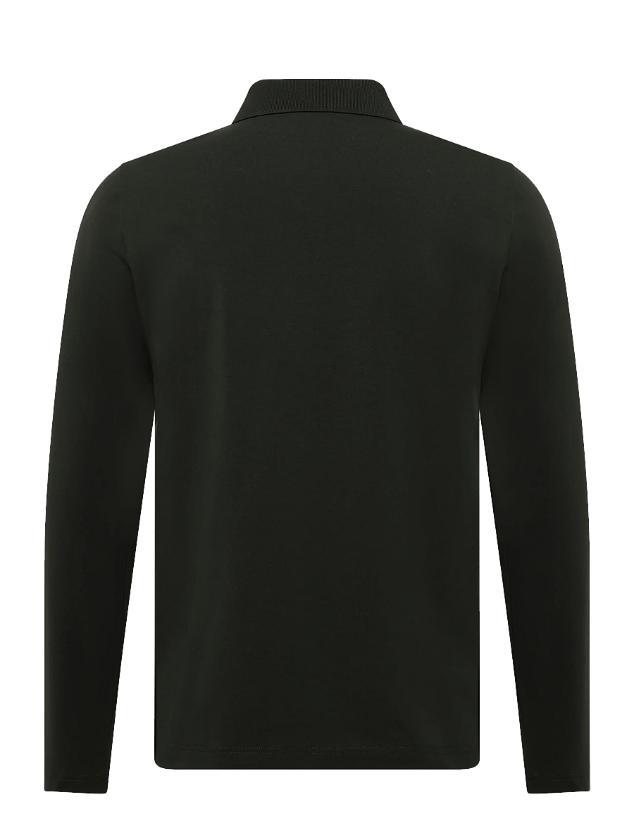 Filippa K - Luke Stretch Polo Shirt - langärmelig - night green - 1