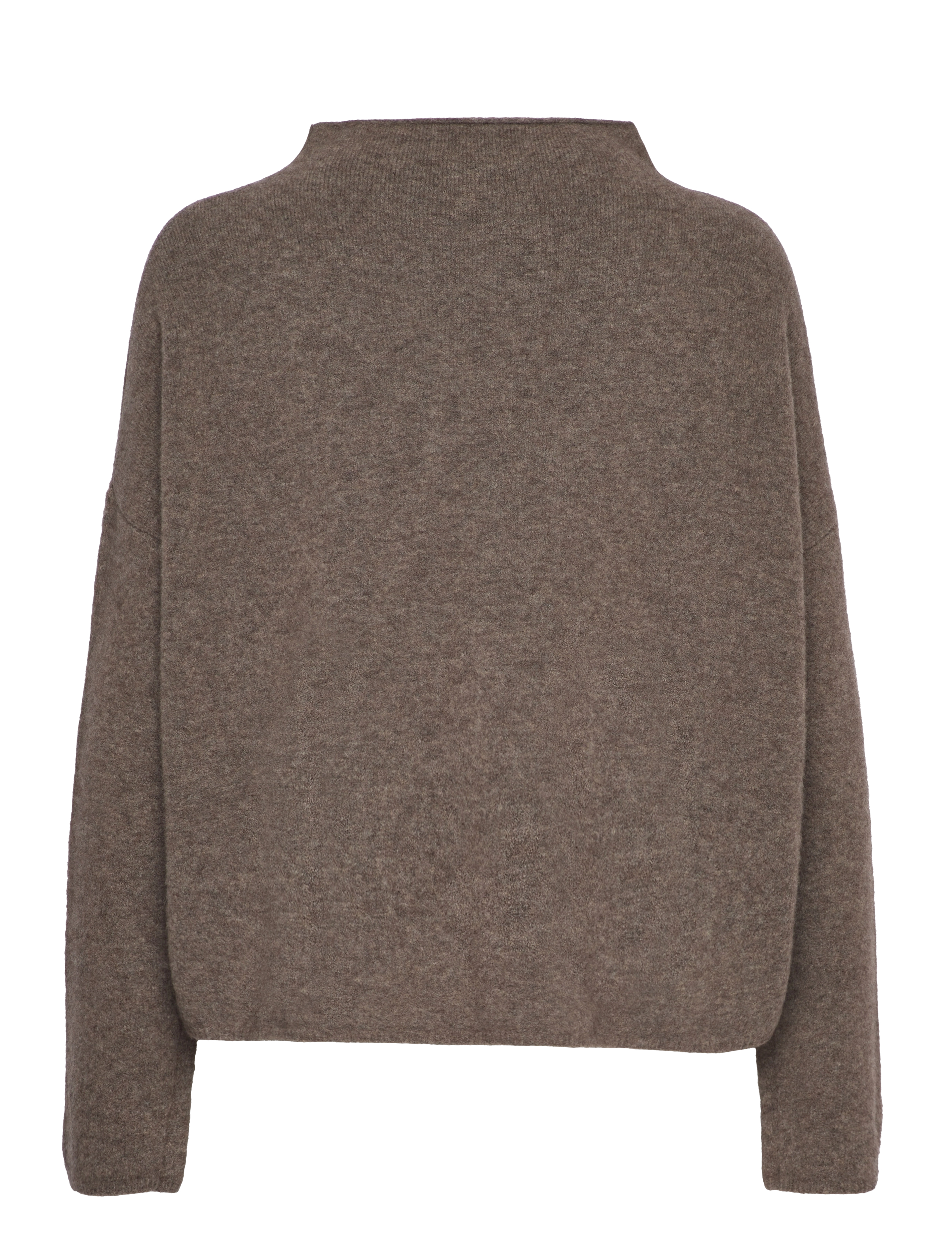 Filippa K - Mika Yak Funnelneck Sweater - dark taupe - 1