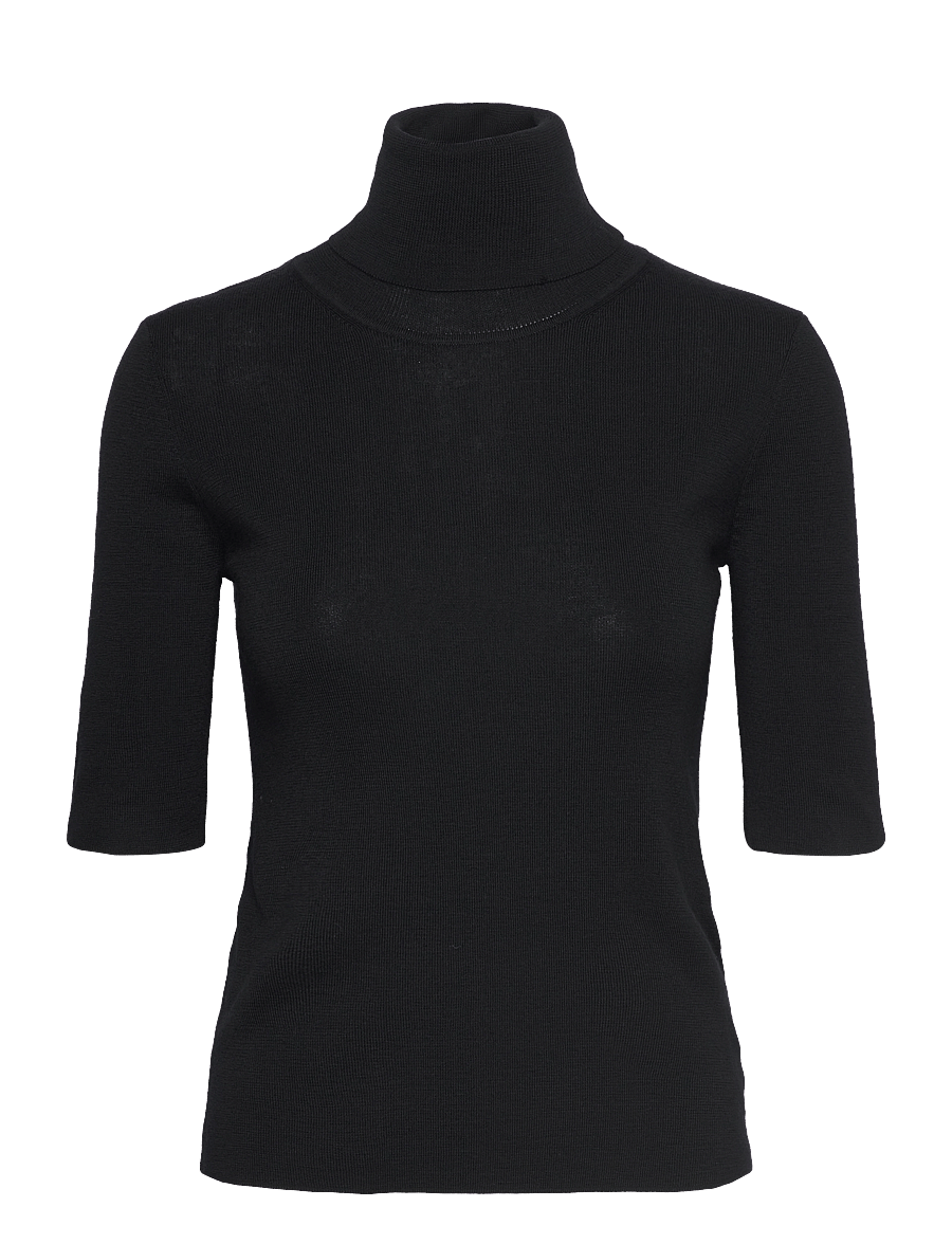 Filippa K - Merino Elbow Sleeve Top - golfy - black - 0