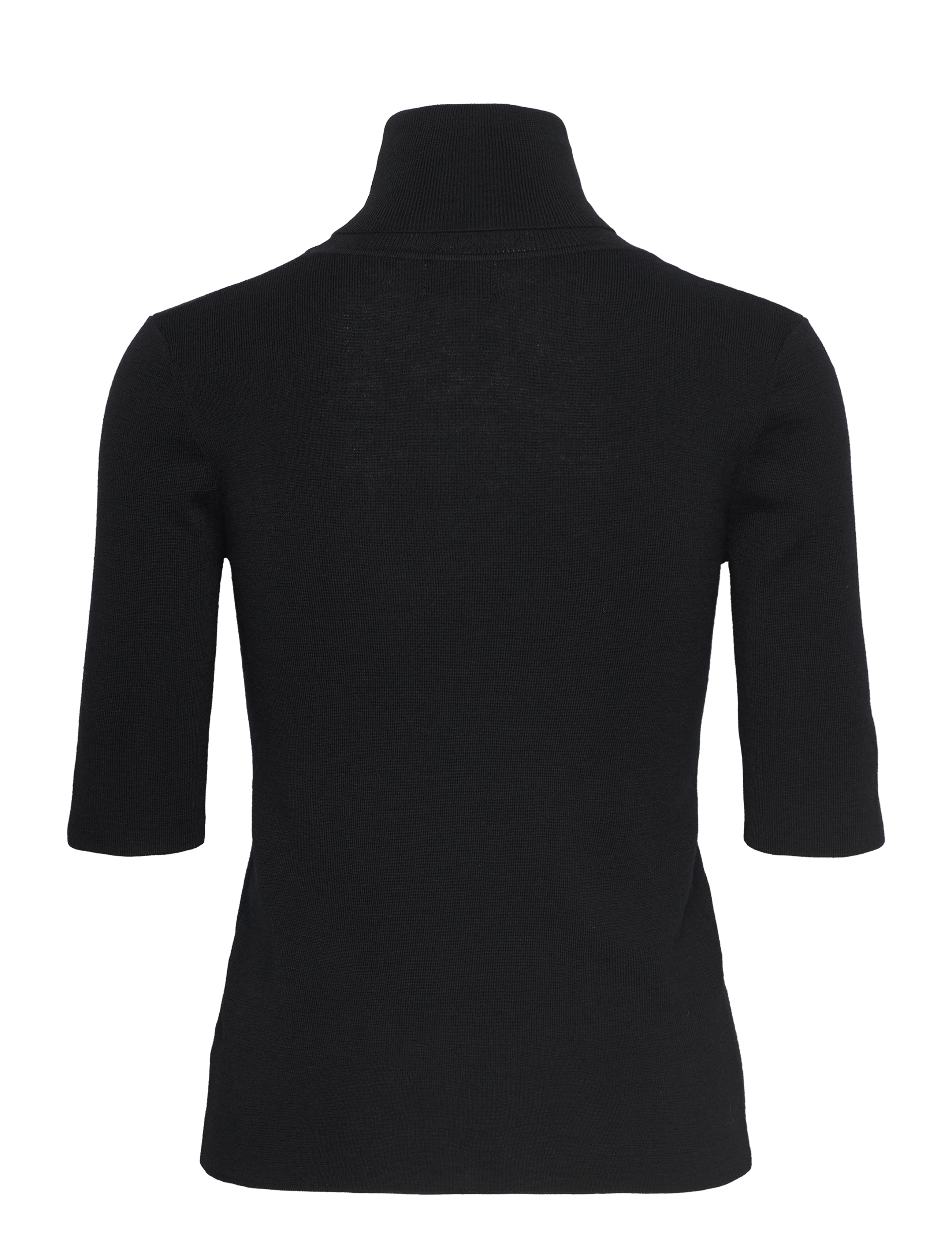 Filippa K - Merino Elbow Sleeve Top - golfy - black - 1