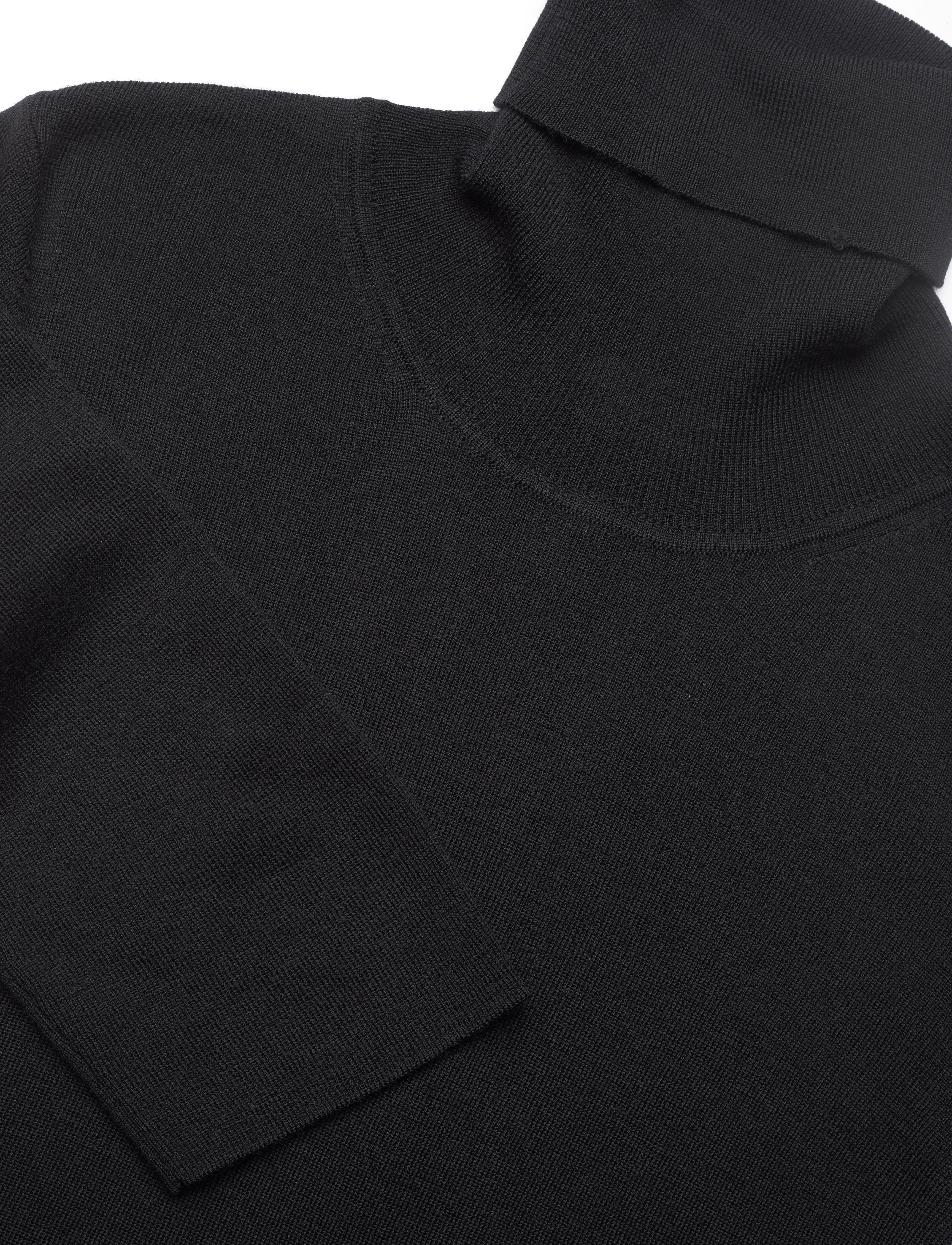 Filippa K - Merino Elbow Sleeve Top - golfy - black - 2
