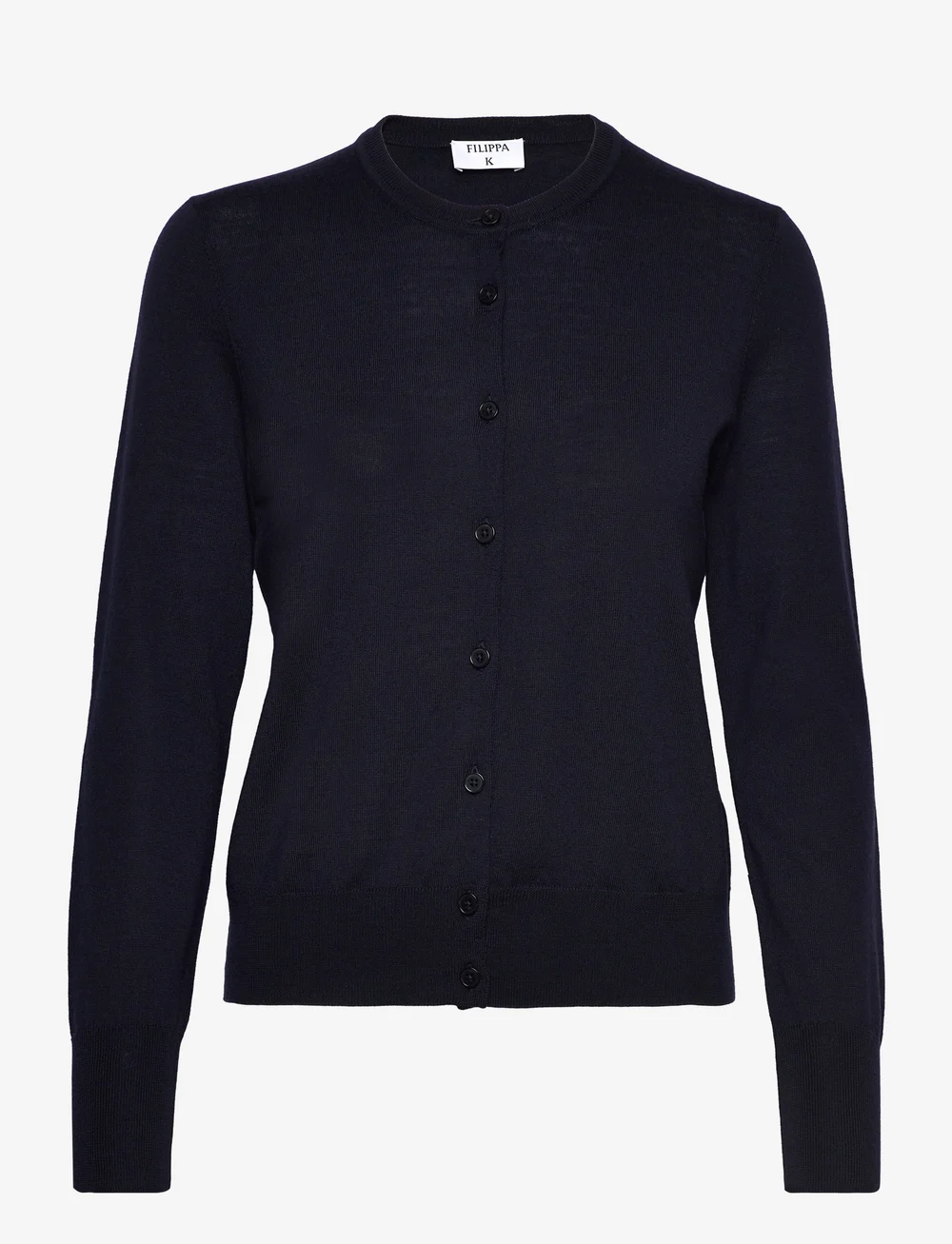 Filippa K - Merino Short Cardigan - koftor - navy - 0
