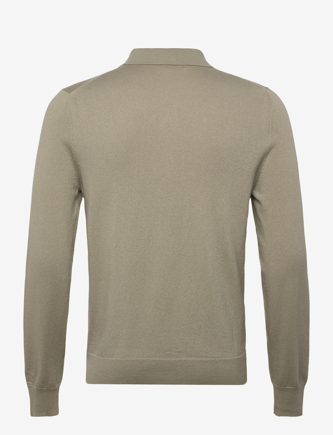 Filippa K - Knitted Polo Shirt - stickade pikéer - light green - 1