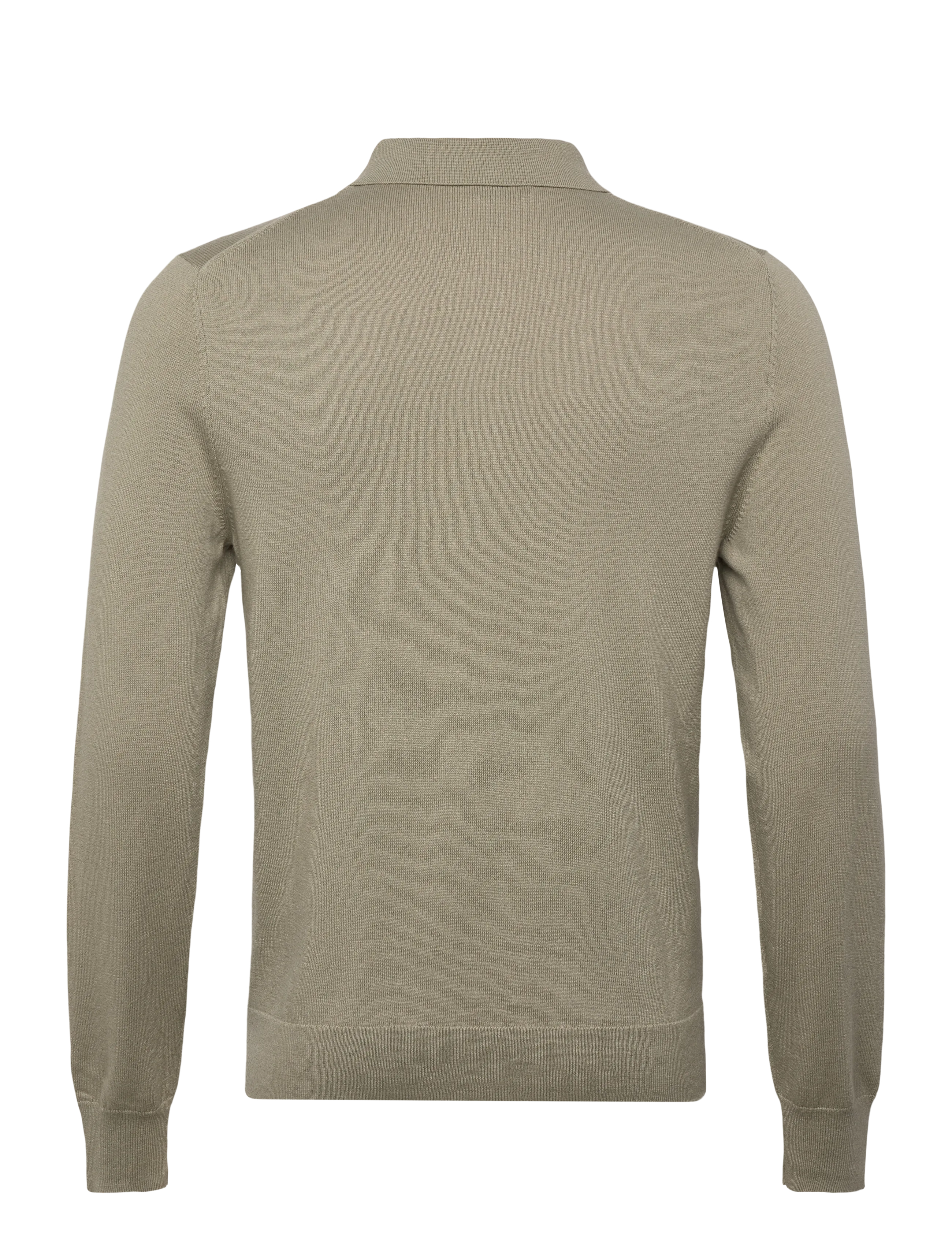 Filippa K - Knitted Polo Shirt - pikkade varrukatega kootud polosärgid - light green - 2