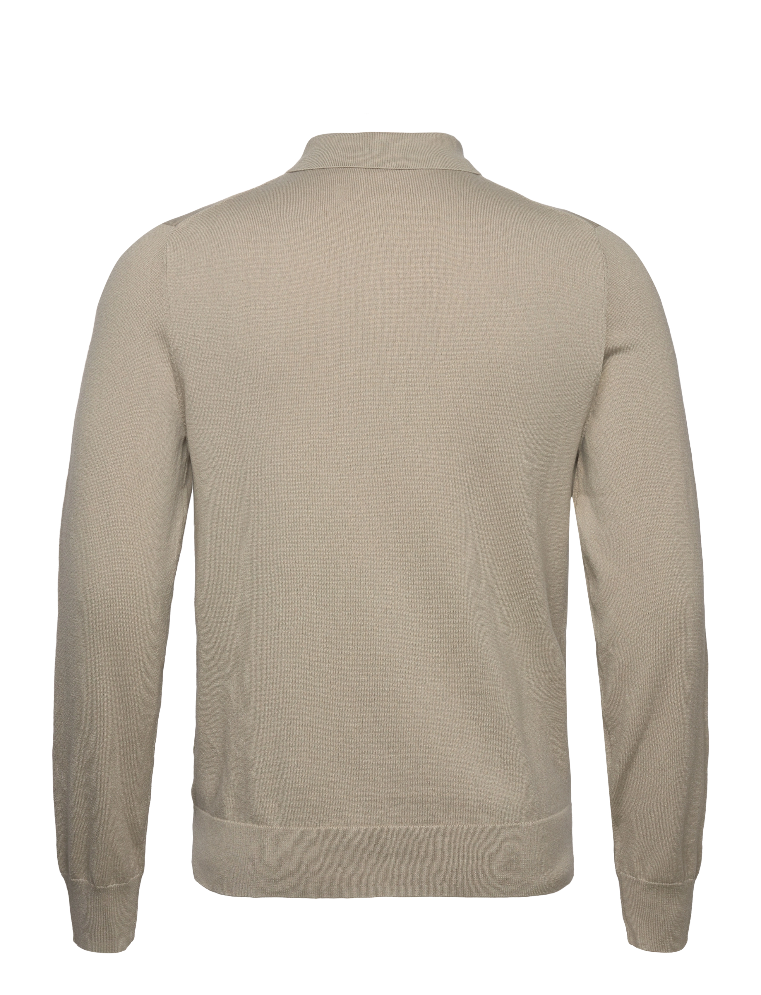 Filippa K - Knitted Polo Shirt - polostrik - light sage - 1