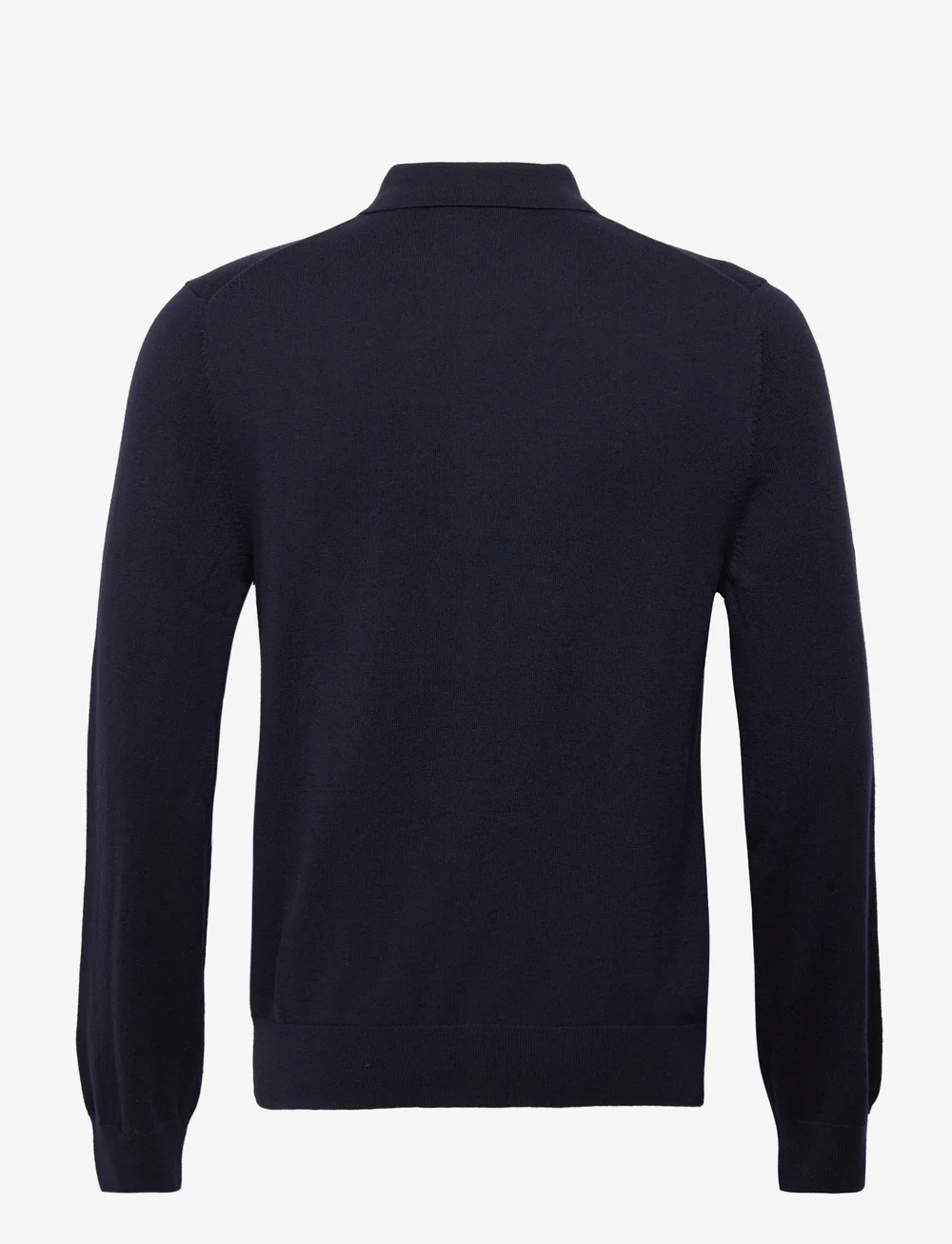 Filippa K - Knitted Polo Shirt - stickade pikéer - navy - 1