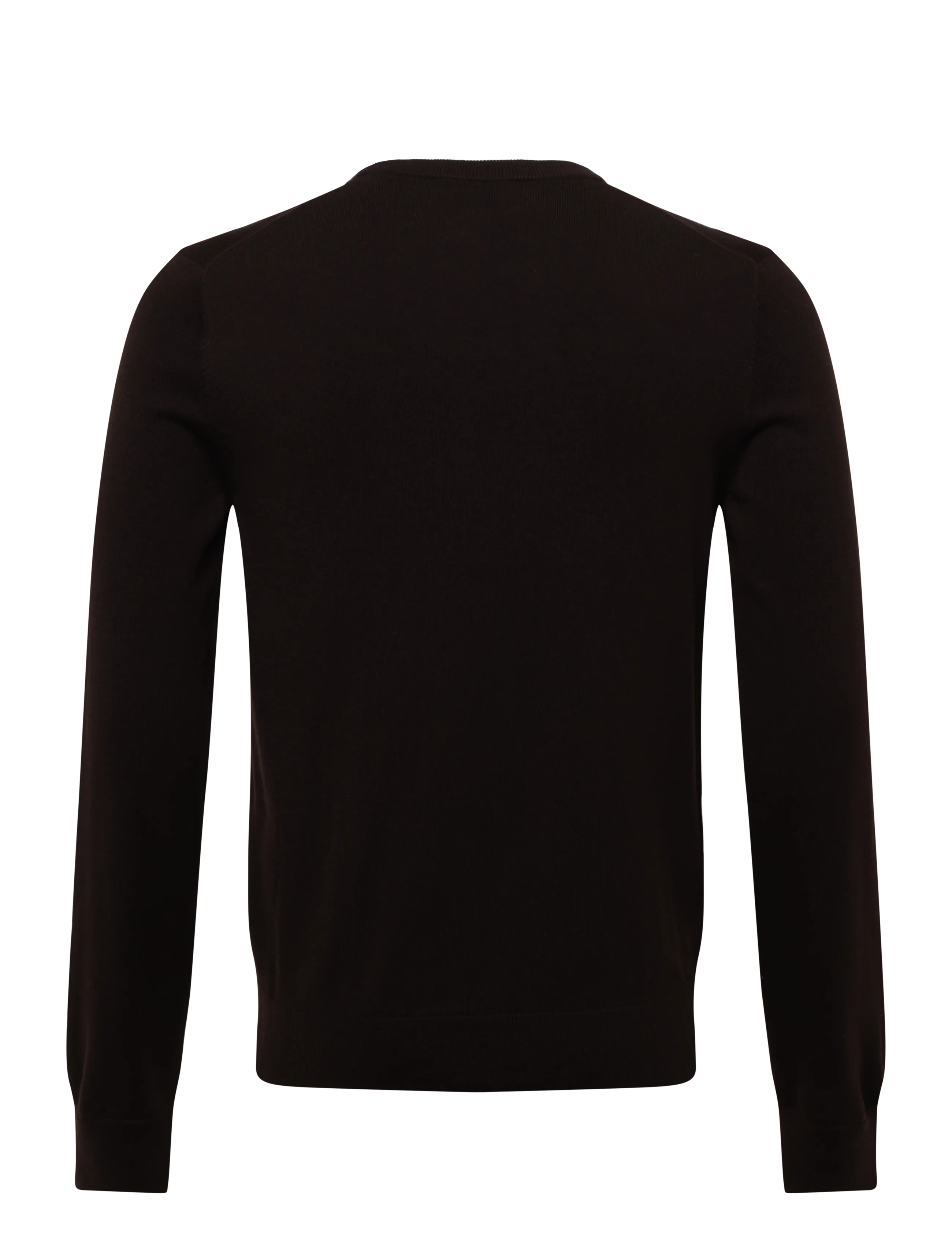 Filippa K - Cotton Merino Sweater - rundhalsad - dark chocolate - 1