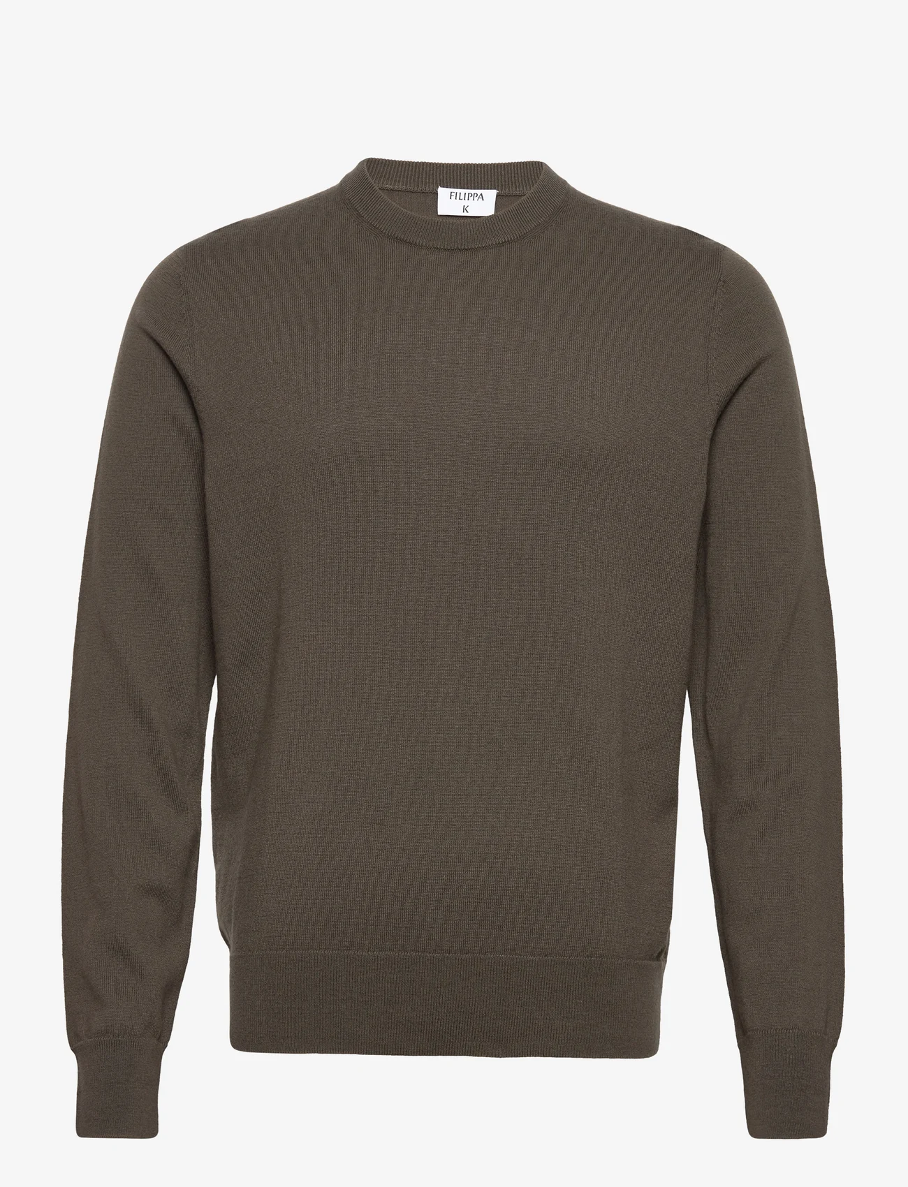 Filippa K - Cotton Merino Sweater - dark fores - 0