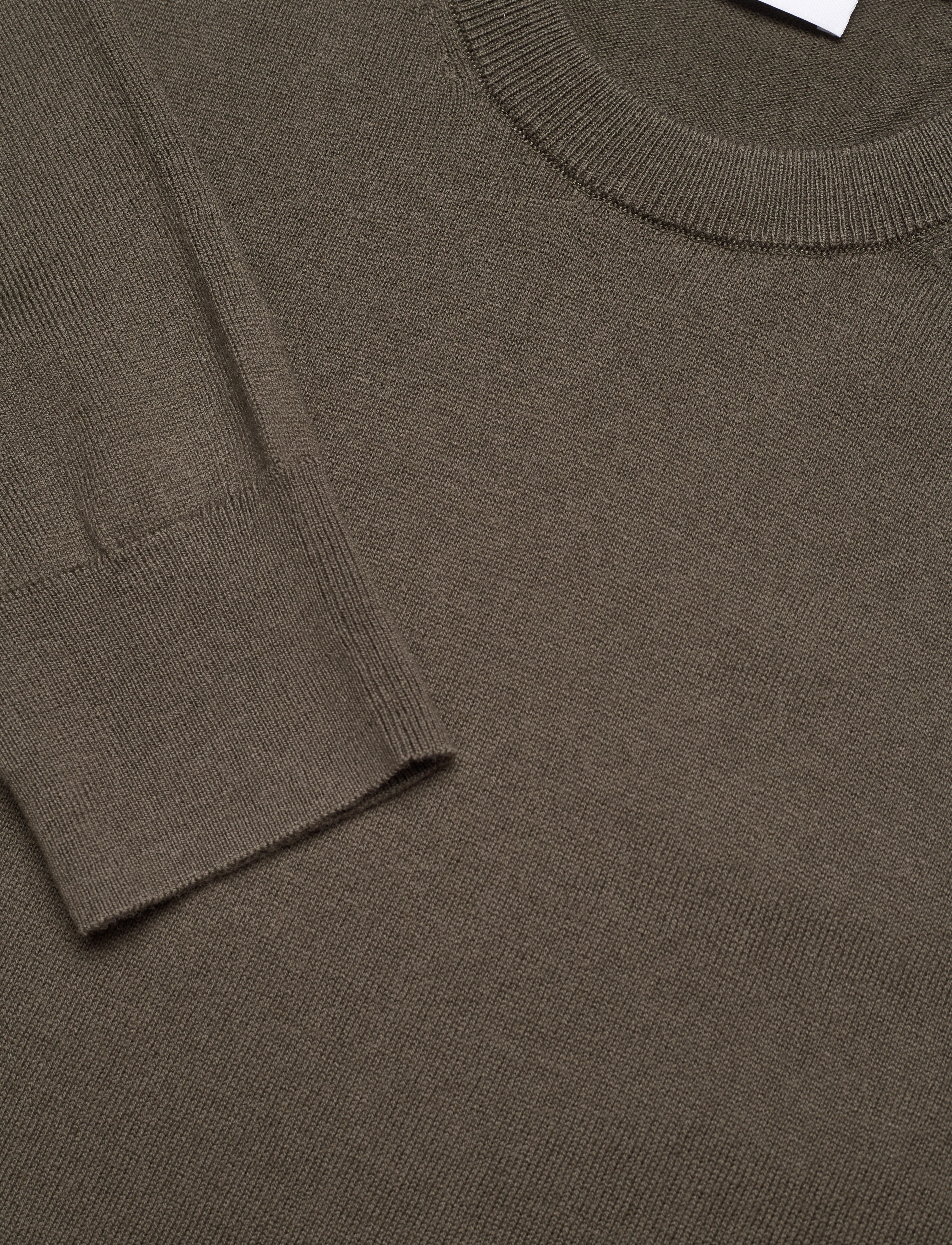 Filippa K - Cotton Merino Sweater - dark fores - 2