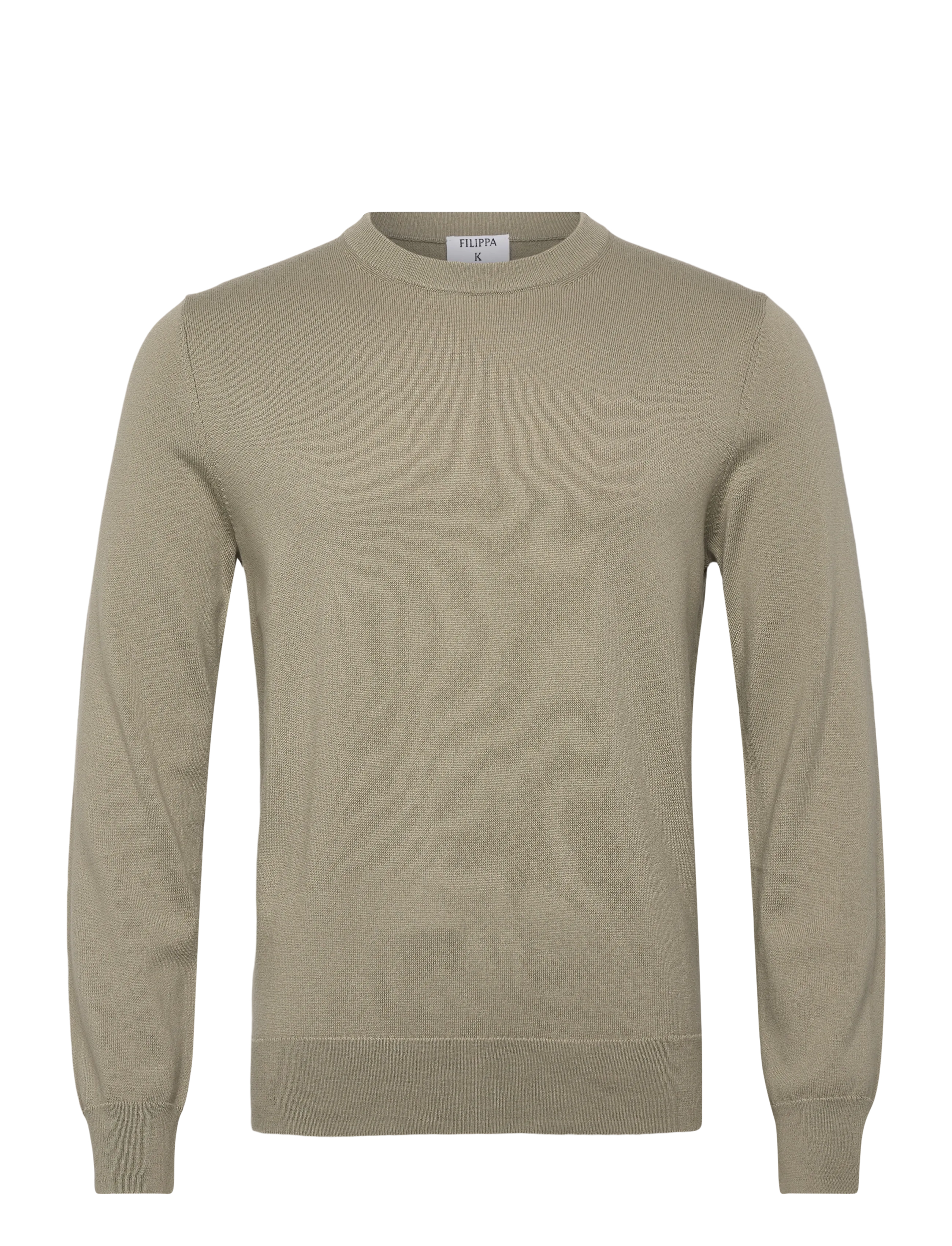 Filippa K Cotton Merino Sweater - Tøj - LIGHT GREEN / khaki/green