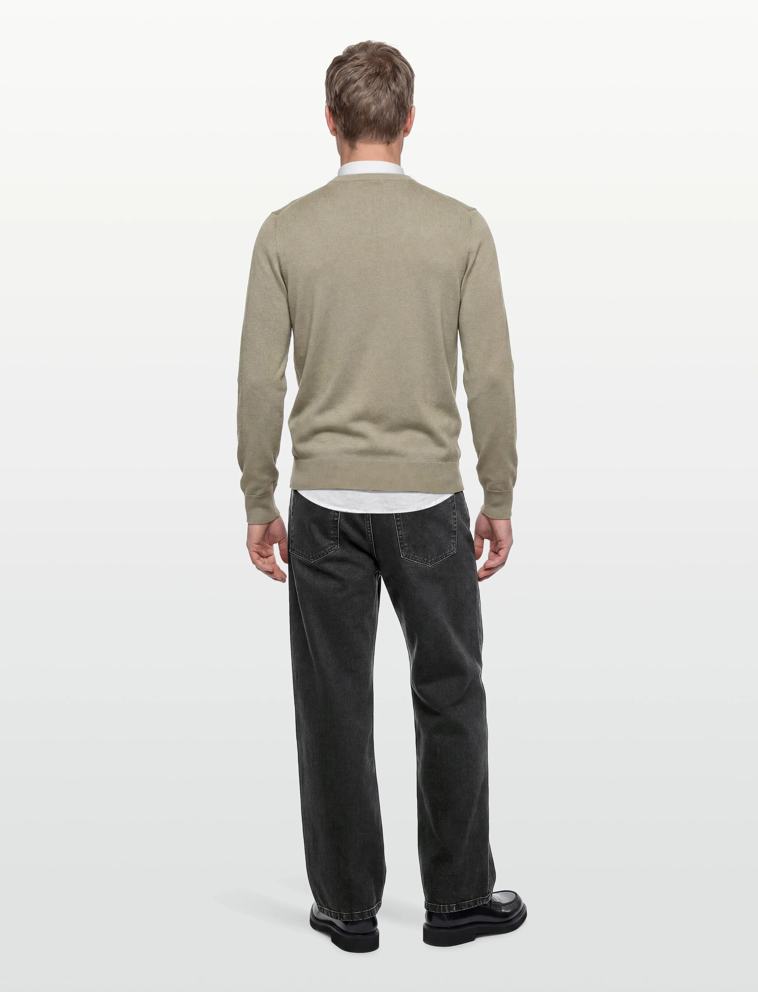 Filippa K - Cotton Merino Sweater - rundhals - light green - 4