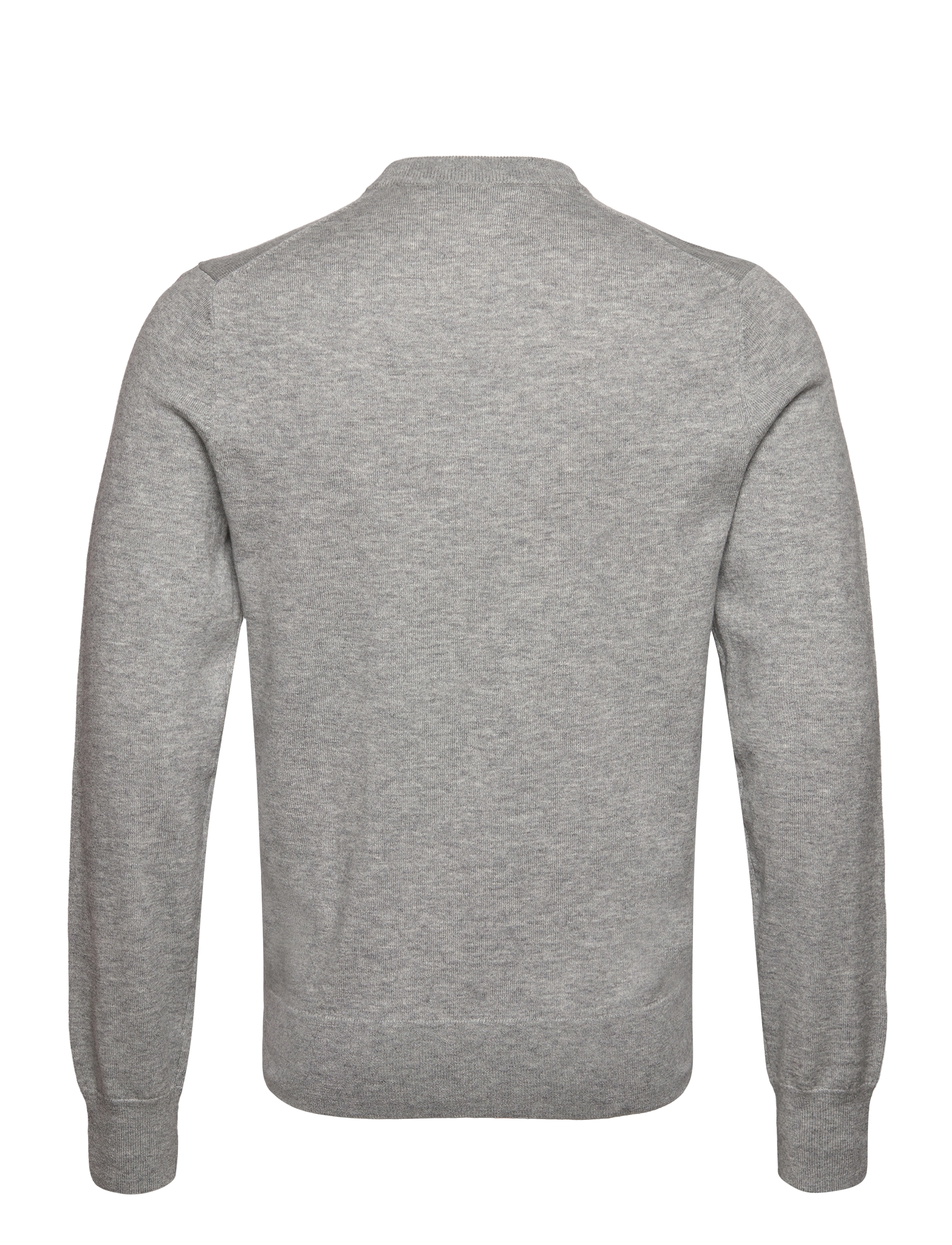Filippa K - Cotton Merino Sweater - Ümmarguse kaelusega kudumid - light grey melange - 1