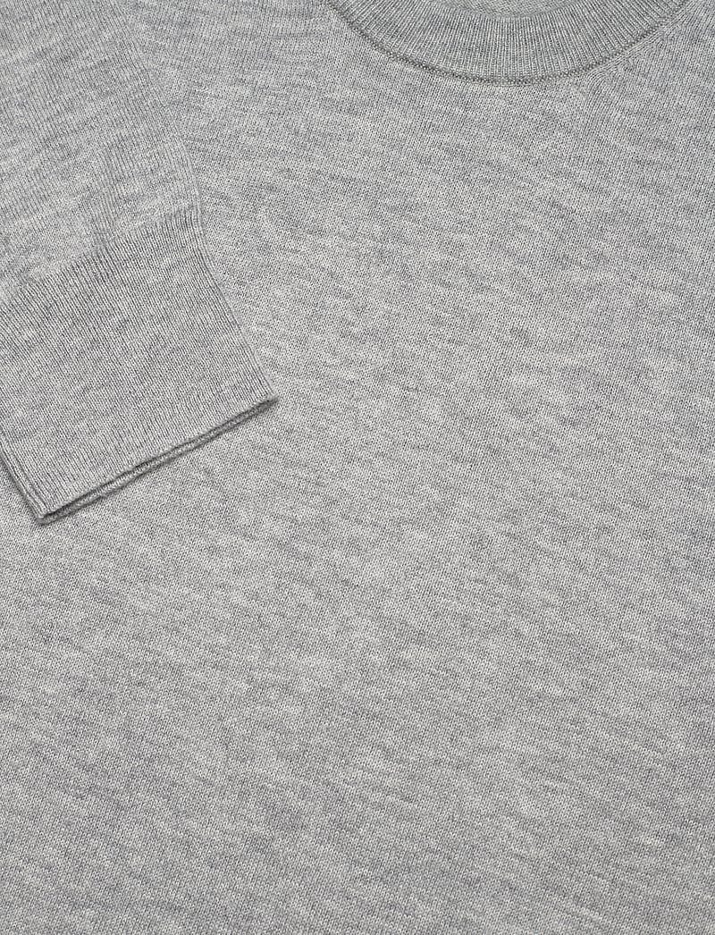 Filippa K - Cotton Merino Sweater - rund hals - light grey melange - 2