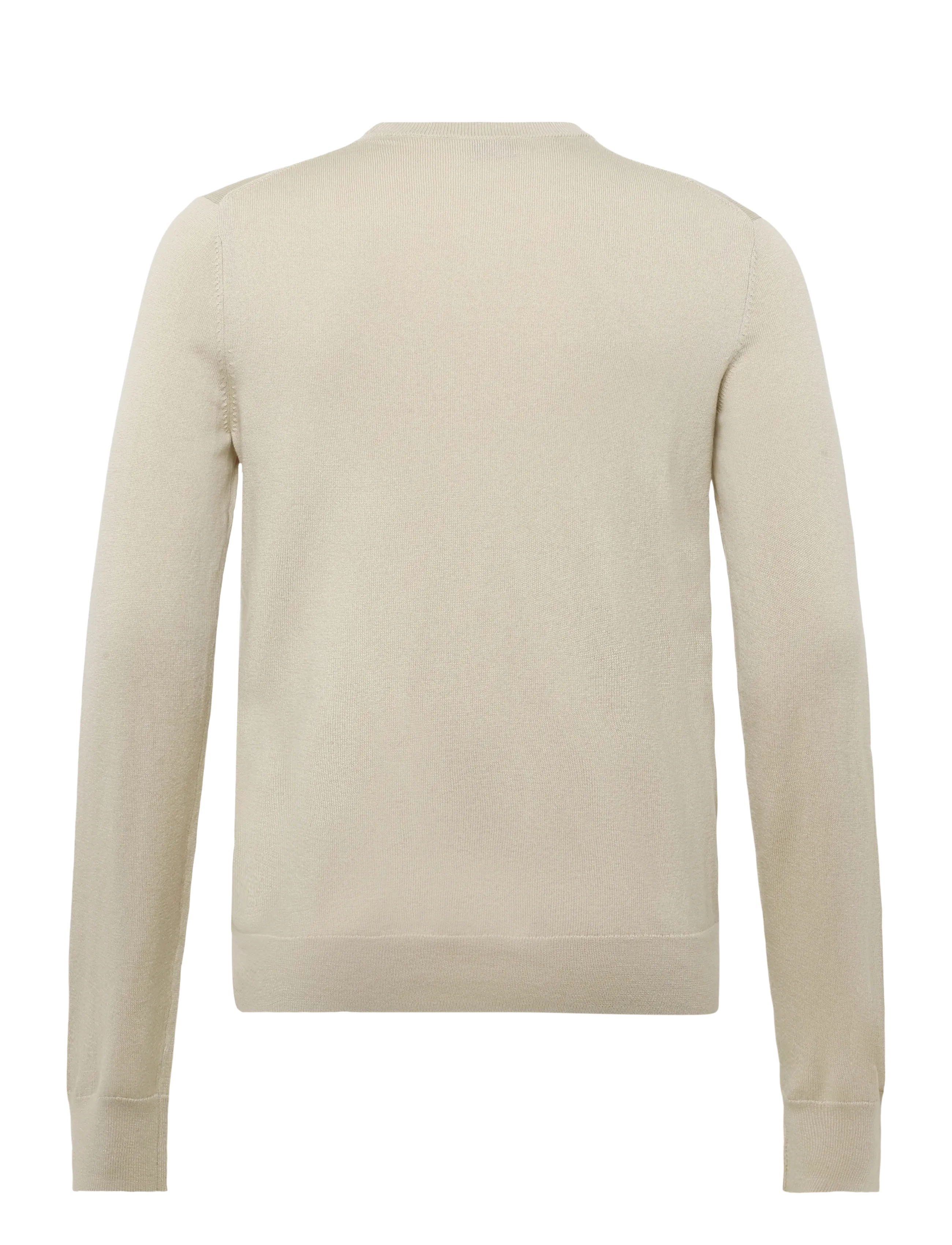Filippa K - Cotton Merino Sweater - Ümmarguse kaelusega kudumid - pearl beige - 1