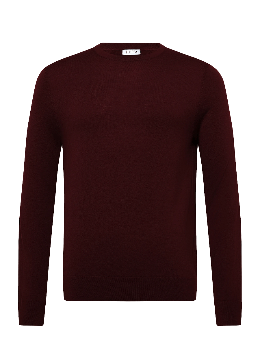 Filippa K - Merino Sweater - dark burgundy - 0