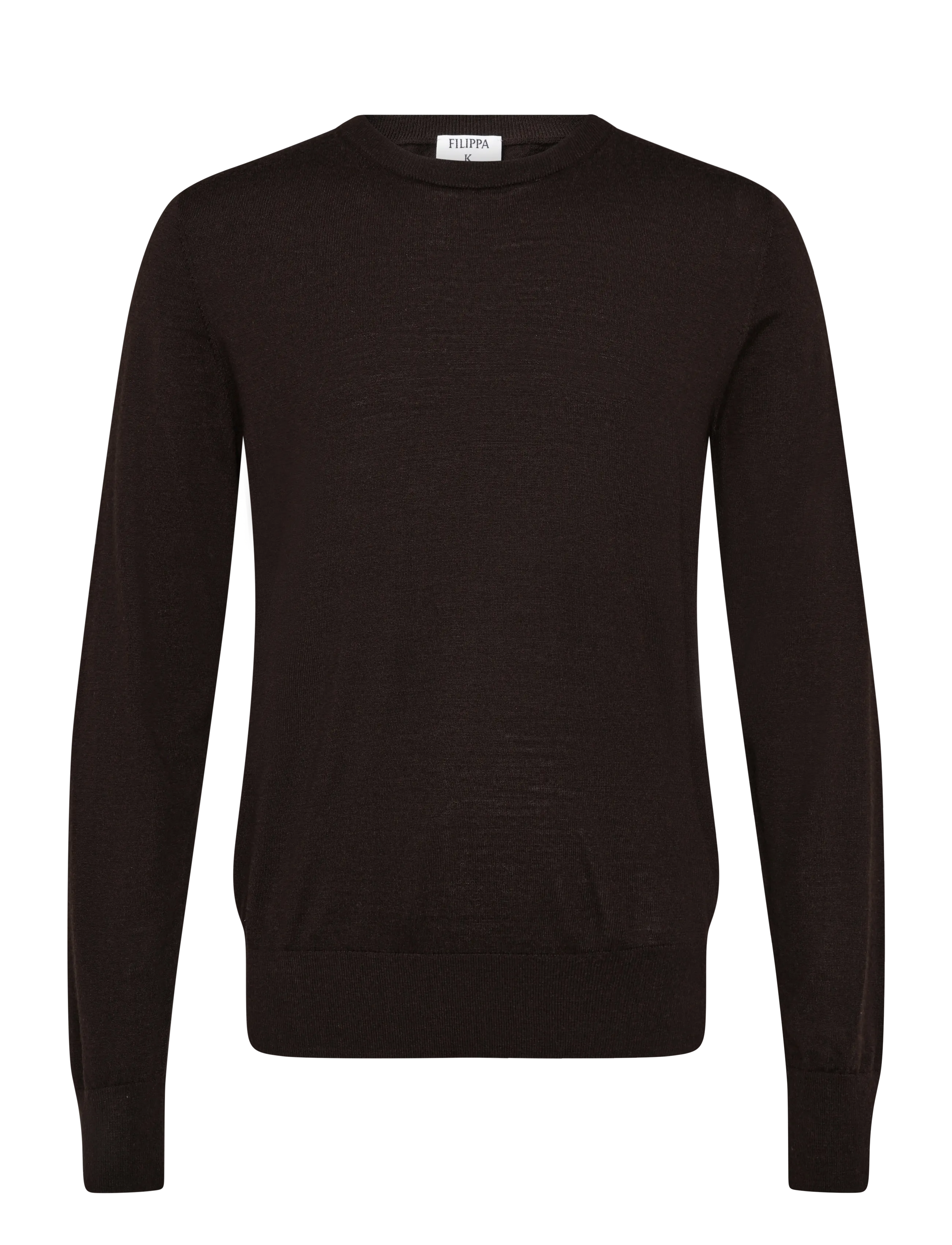 Filippa K Merino Sweater - Strik - DARK CHOCOLATE / brown