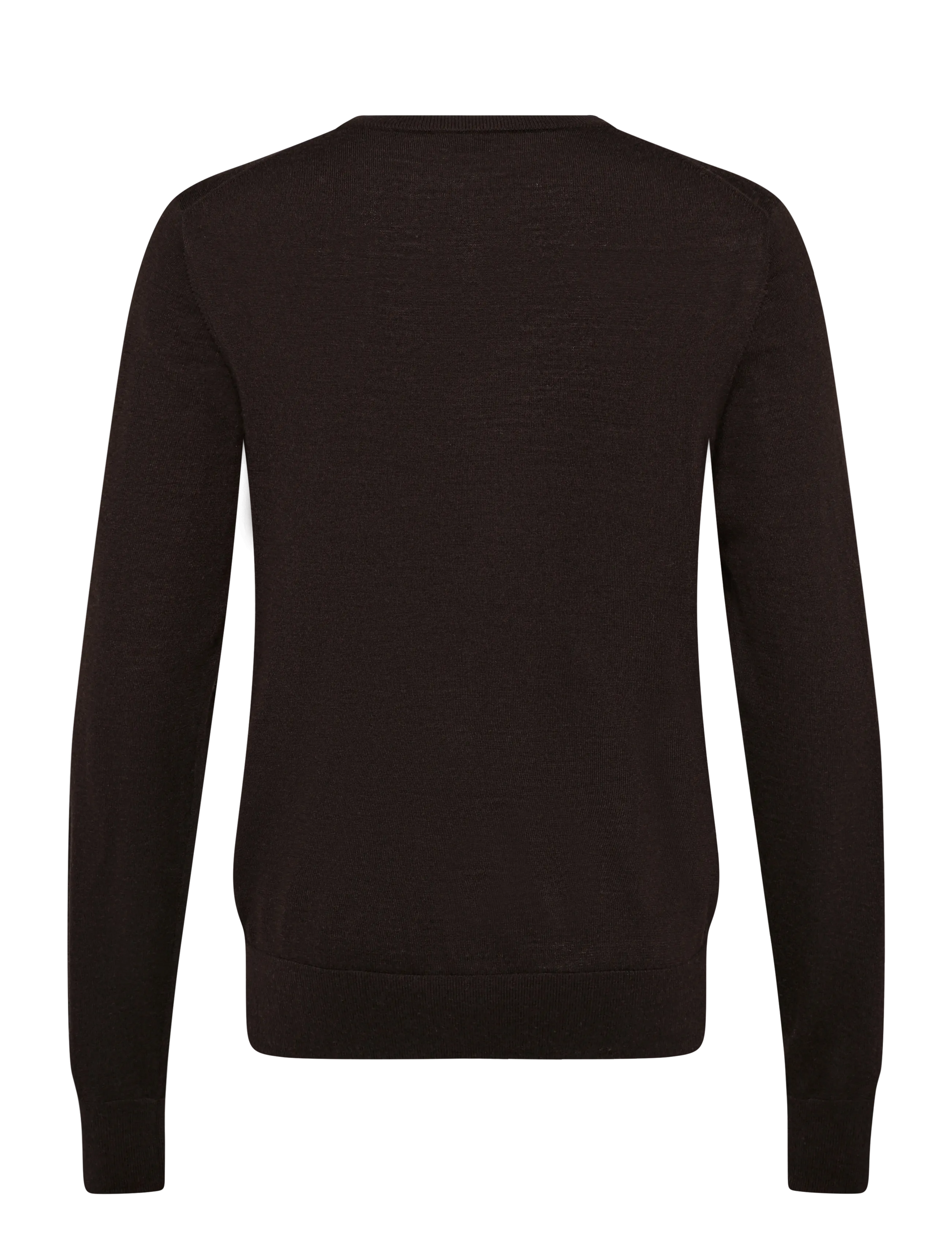 Filippa K - Merino Sweater - rund hals - dark chocolate - 1