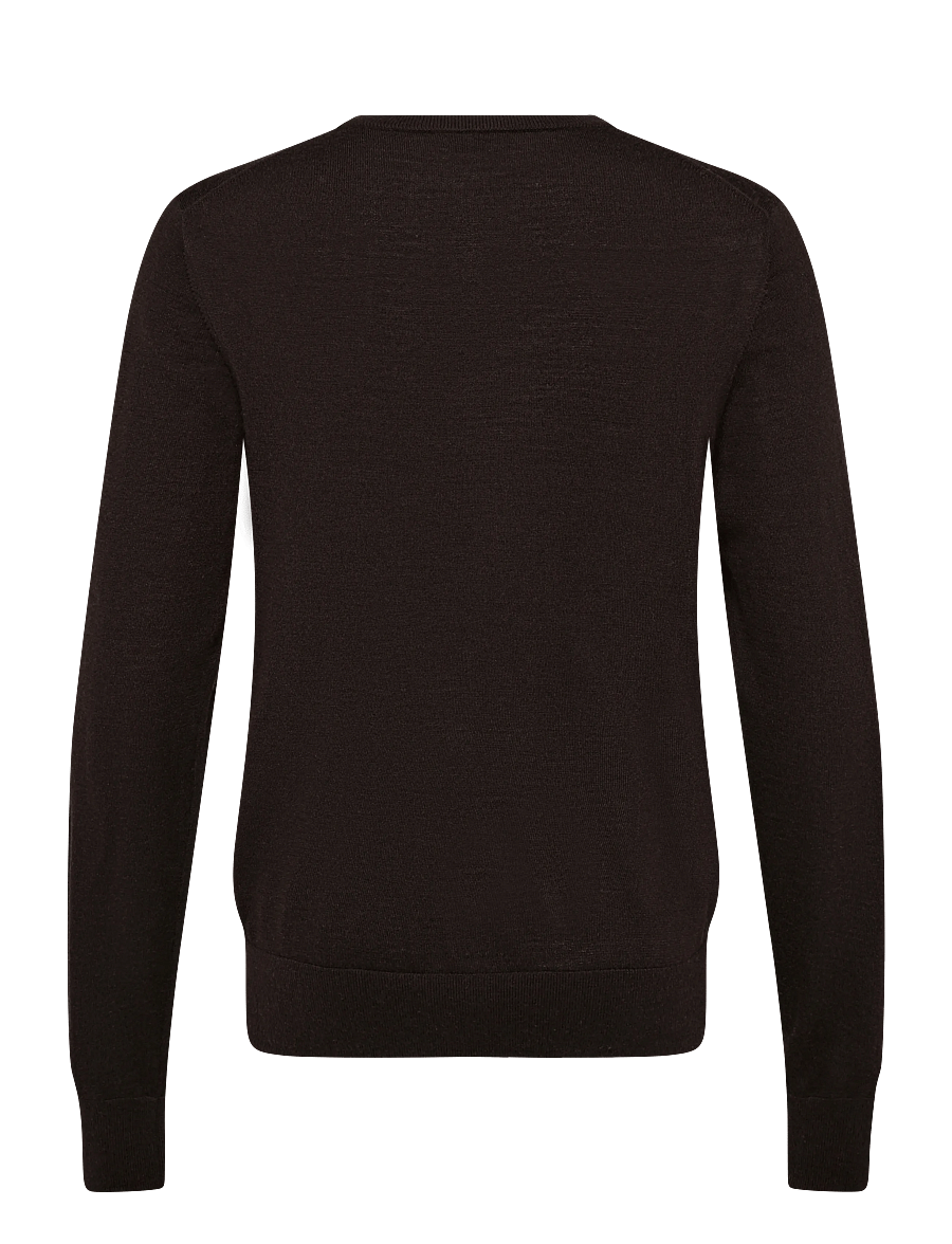 Filippa K - Merino Sweater - rund hals - dark chocolate - 1
