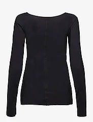 Filippa K - Dance Layer Top - pitkähihaiset t-paidat - black - 1