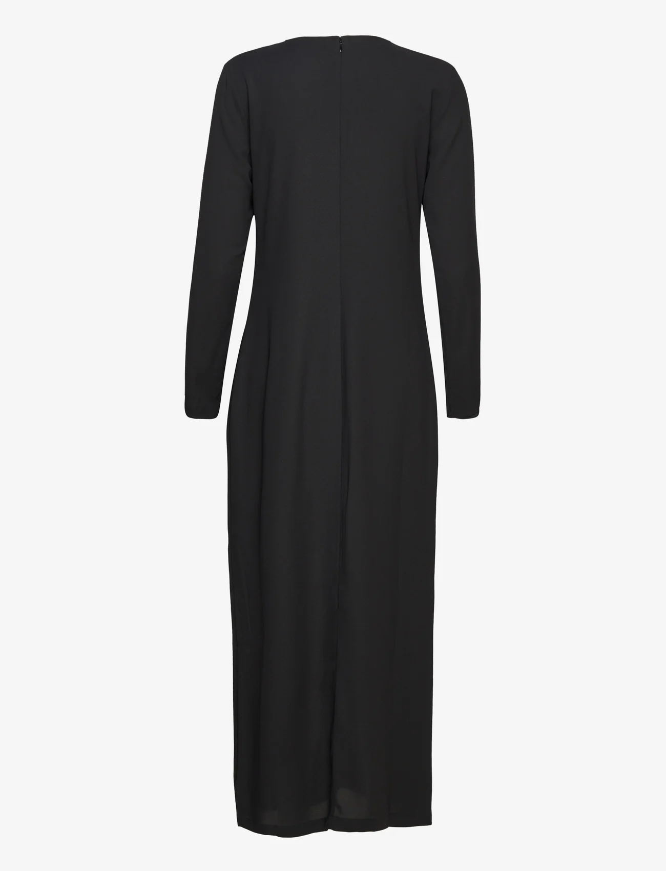 Filippa K - Long Split Dress - odzież imprezowa w cenach outletowych - black - 1