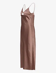 Filippa K - Satin Slip Dress - slipklänningar - almond - 2