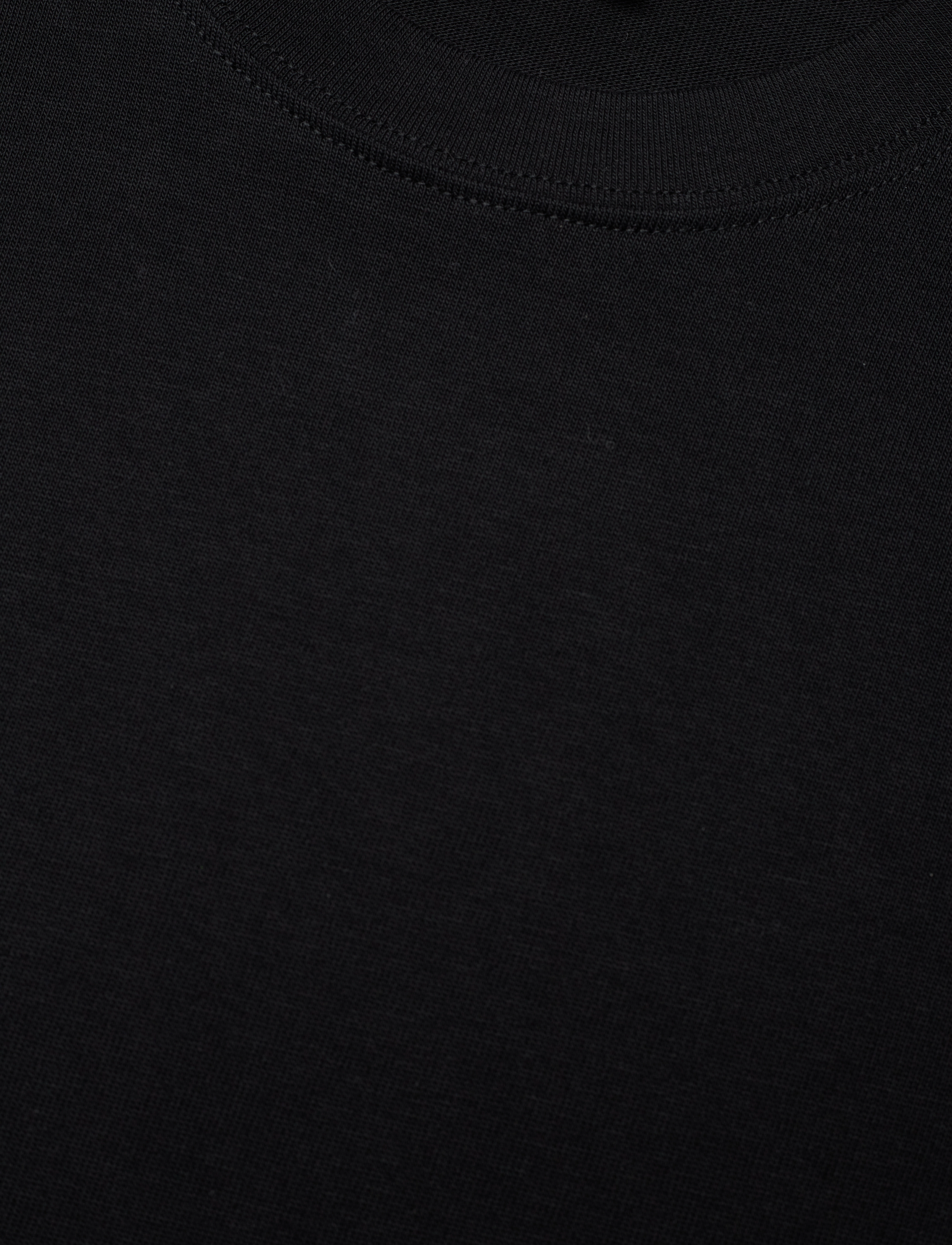 Filippa K - Heavy Crewneck Tee - lyhythihaiset - black - 2