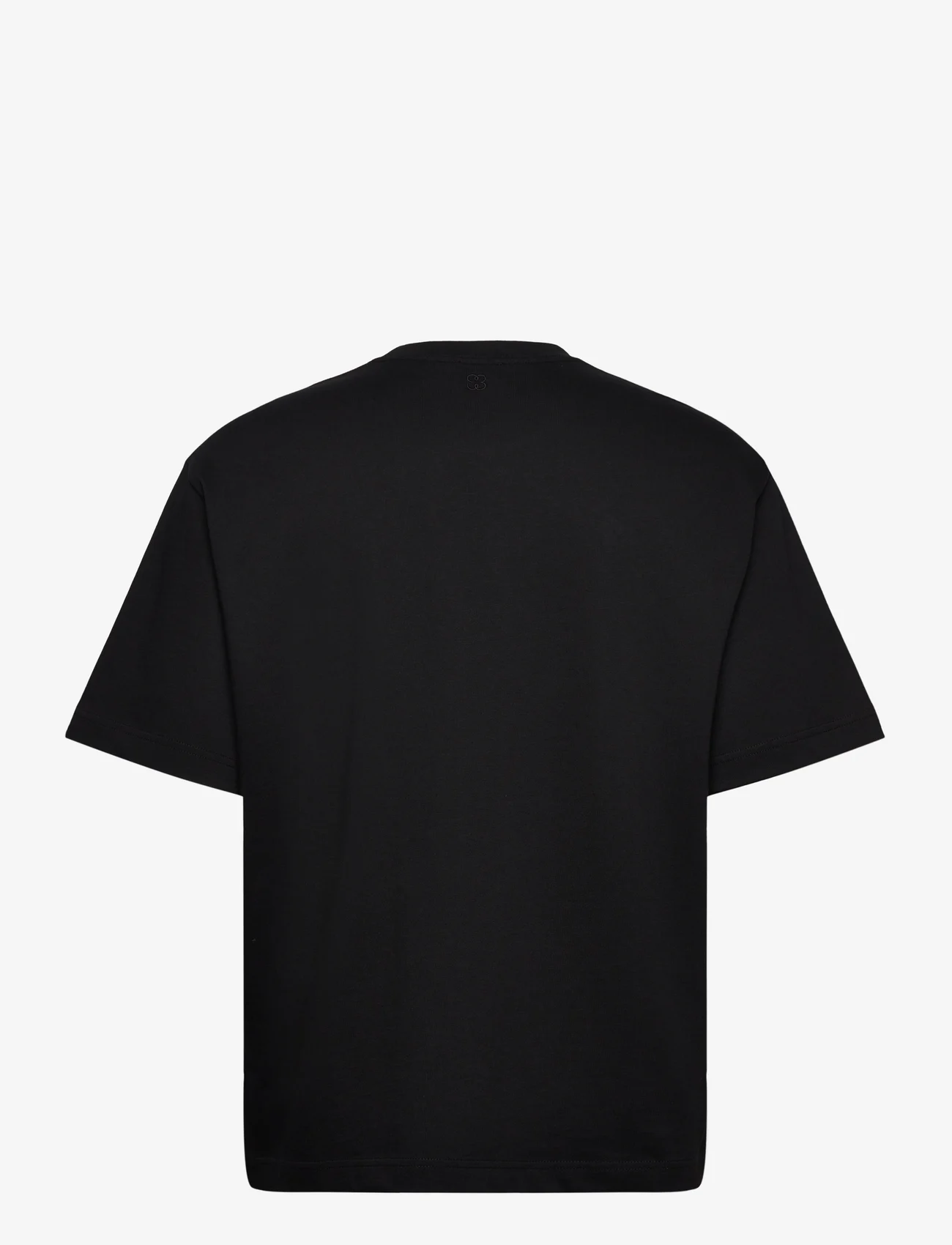 Filippa K - Heavy Crewneck Tee - podstawowe koszulki - black mono - 1