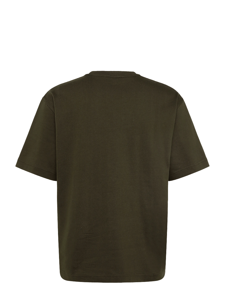 Filippa K - Heavy Crewneck Tee - lühikeste varrukatega t-särgid - dark moss green - 2
